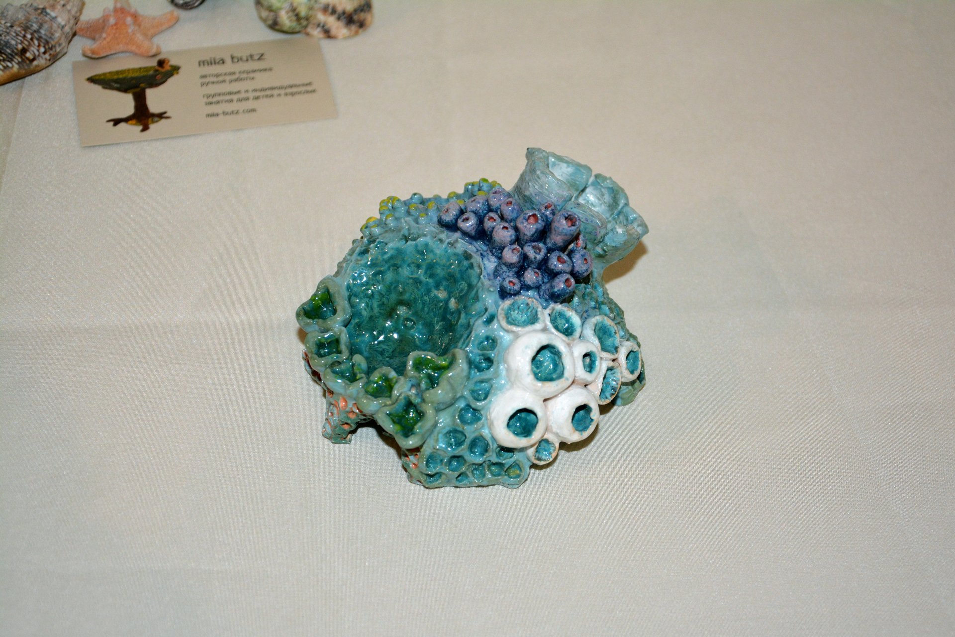 Коралл IV - Для аквариумов керамика, ширина - 11 см, высота - 7 см, фото 6 из 6.