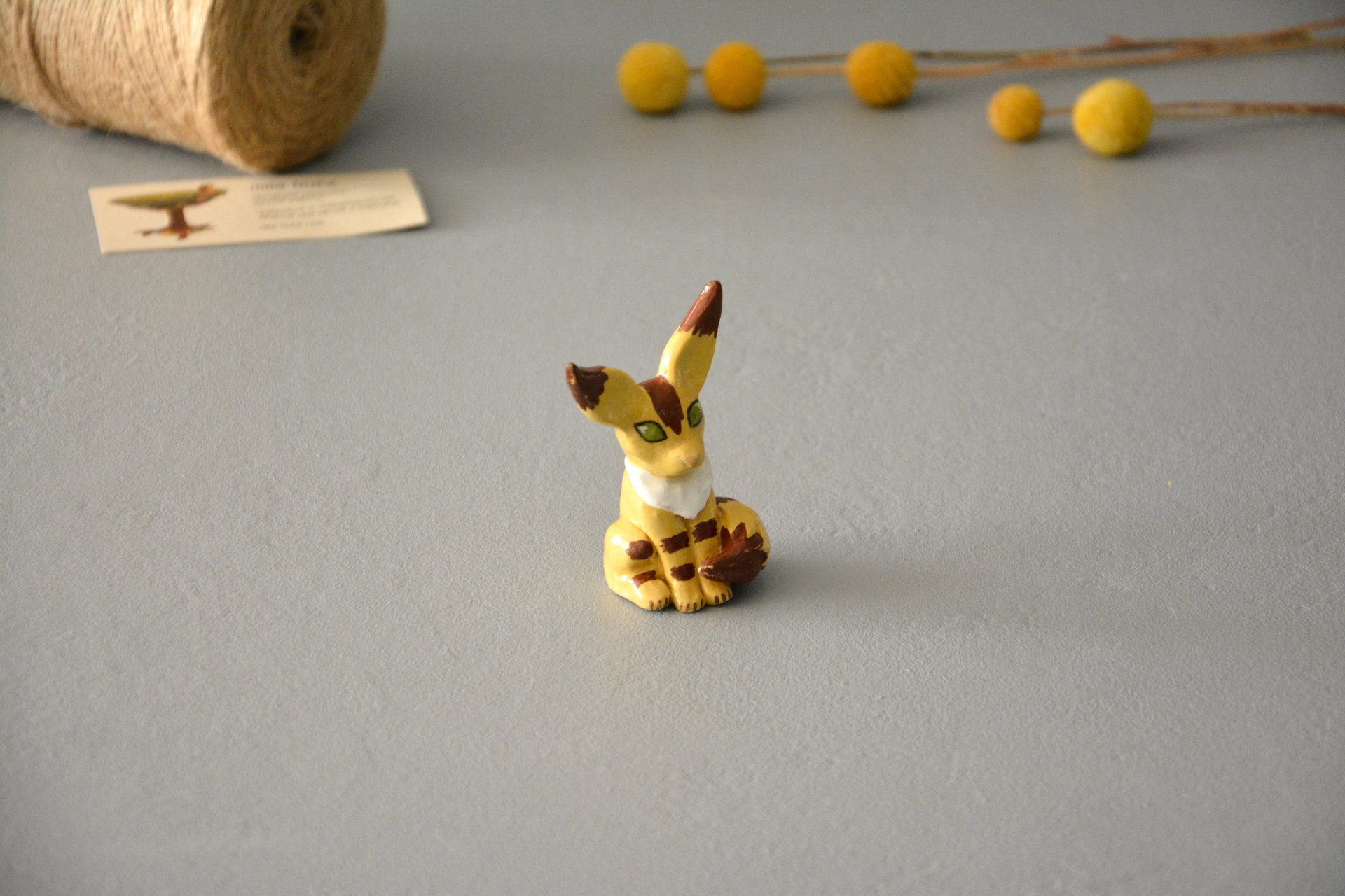 Squirrel-fox figurine, a character from the anime "Navsikai from the valley of the winds, height 7cm, photo 2 of 6.