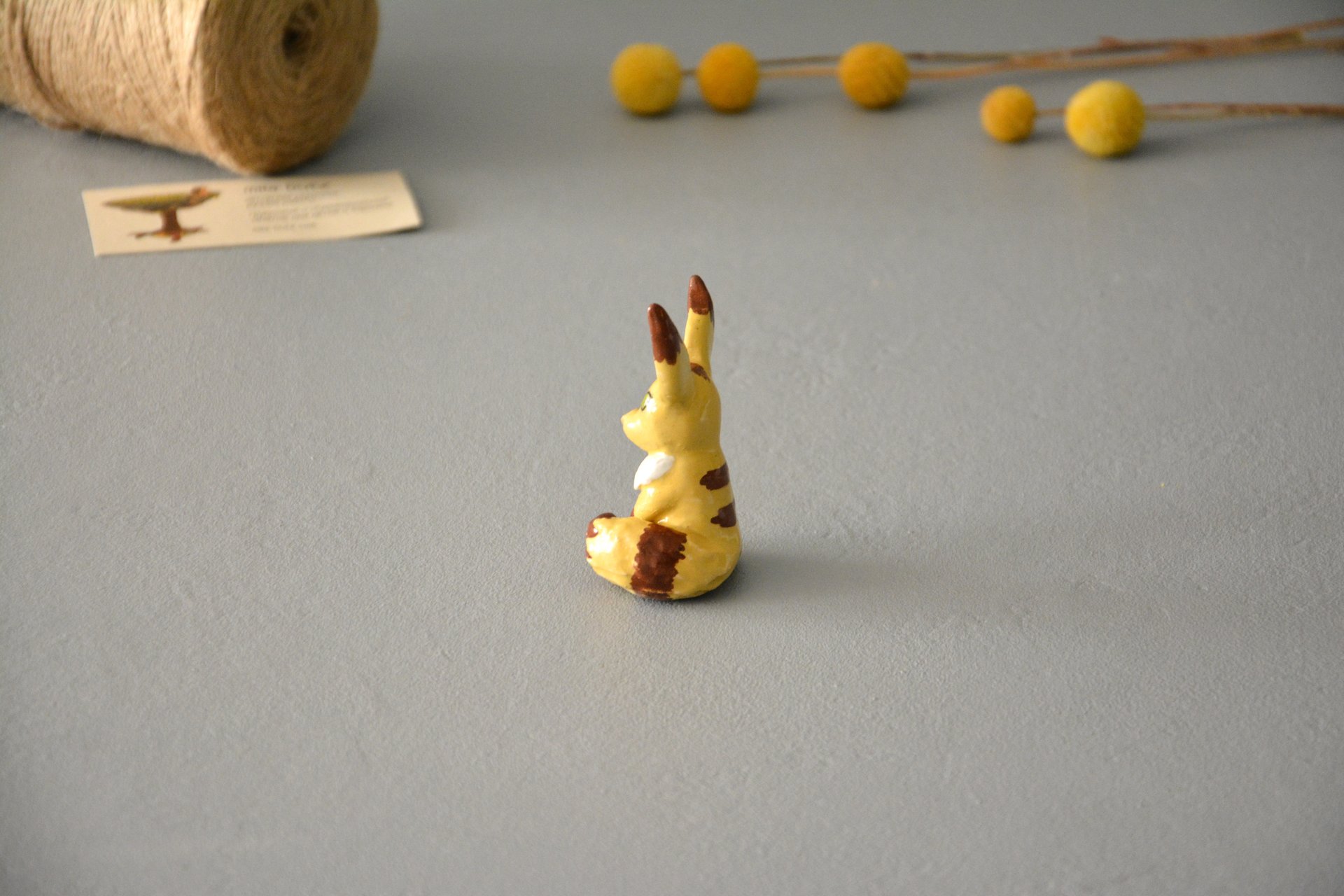 Squirrel-fox figurine, a character from the anime "Navsikai from the valley of the winds, height 7cm, photo 4 of 6.