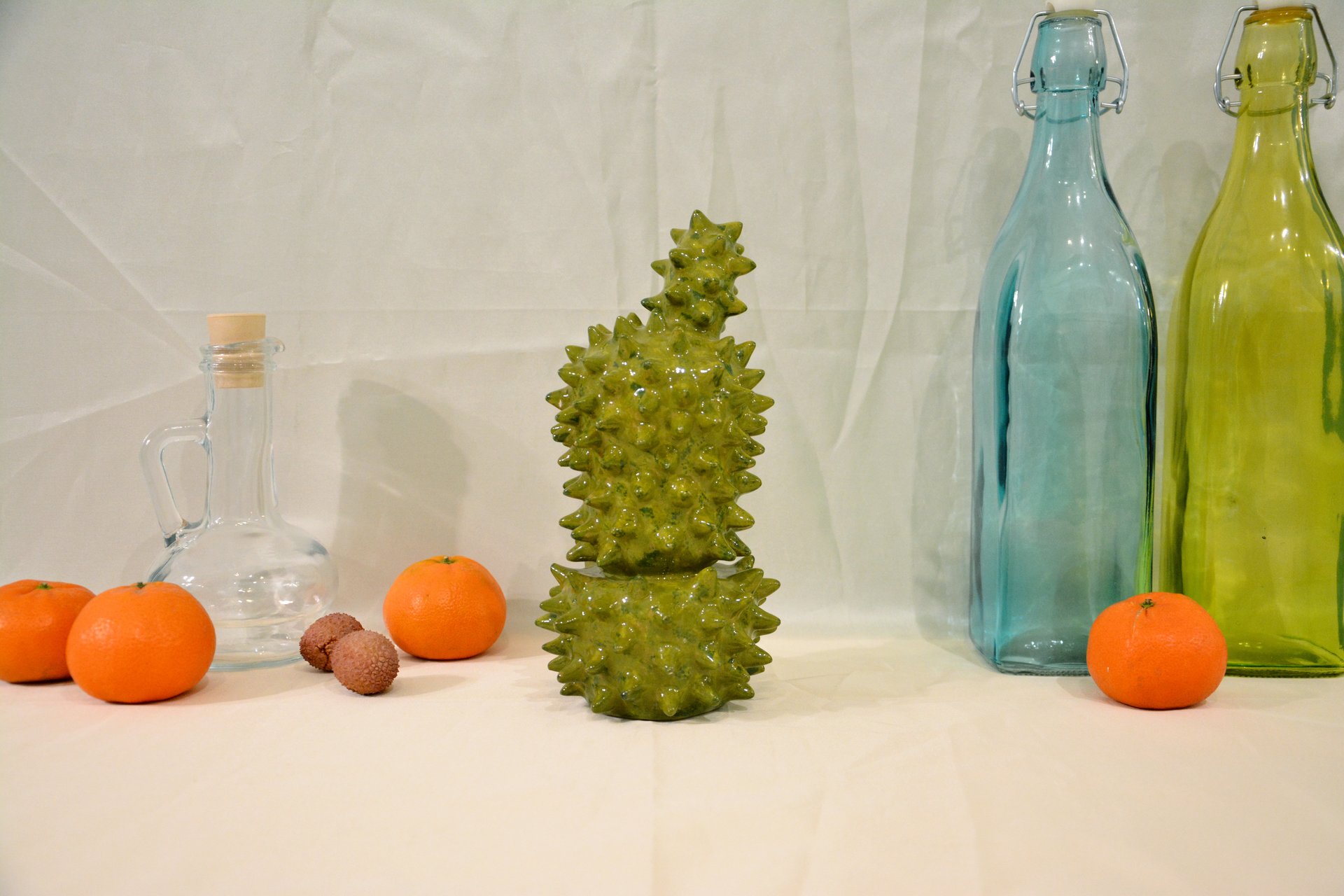 Декоративный кактус Эхинопсис - Кактусы керамические, высота - 21 см, фото 5 из 5.