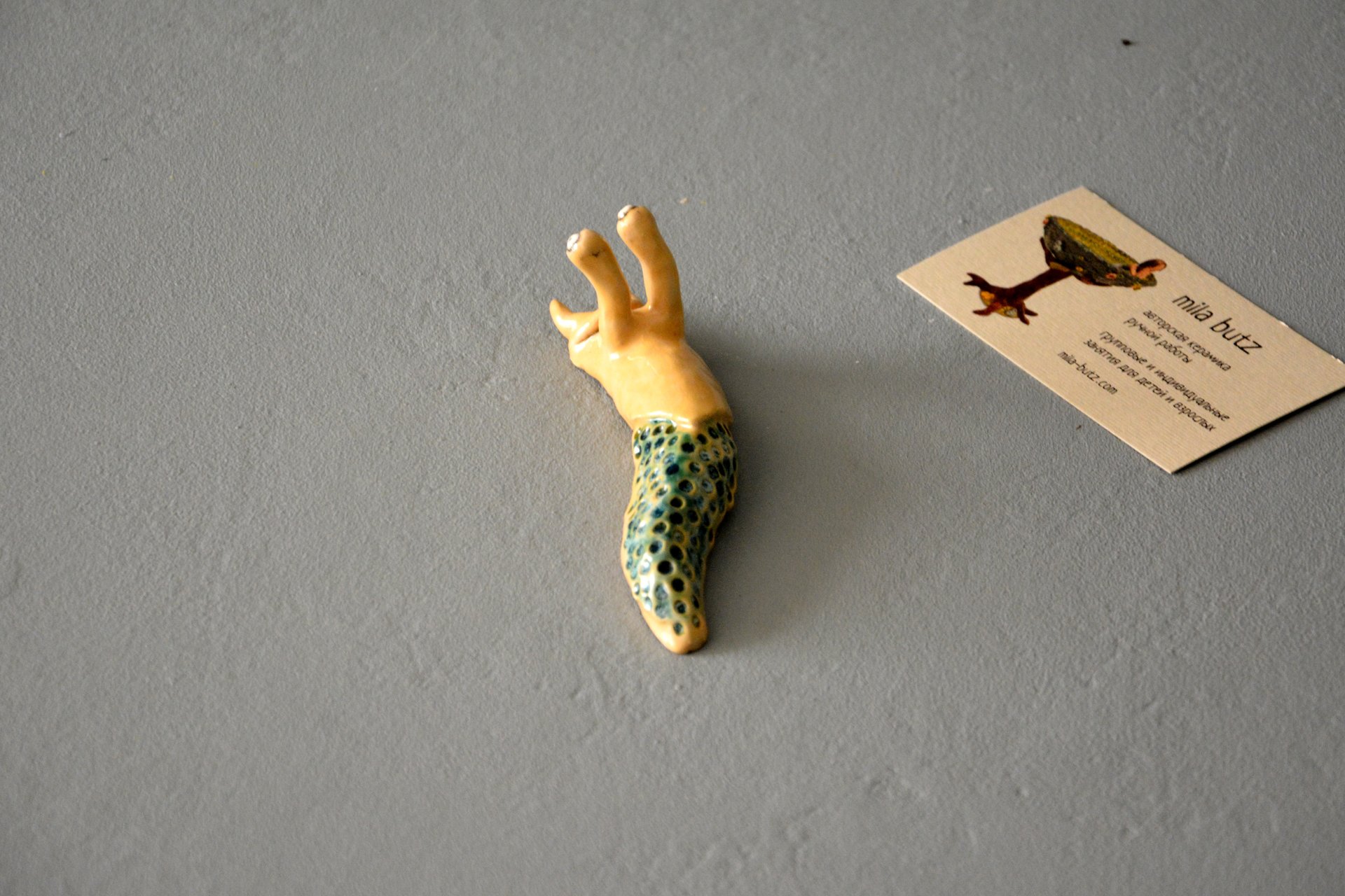 Figurine of a Cochlea without a house, height - 1.5 cm, photo 4 of 5.