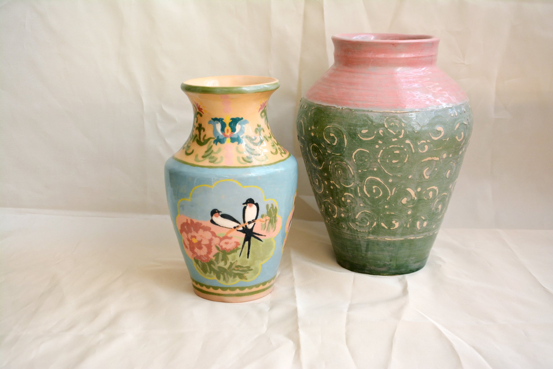 Classic ceramic vases
