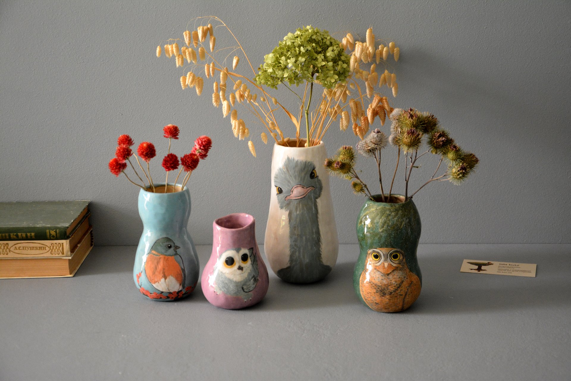 Ceramic Hand-Painted vases