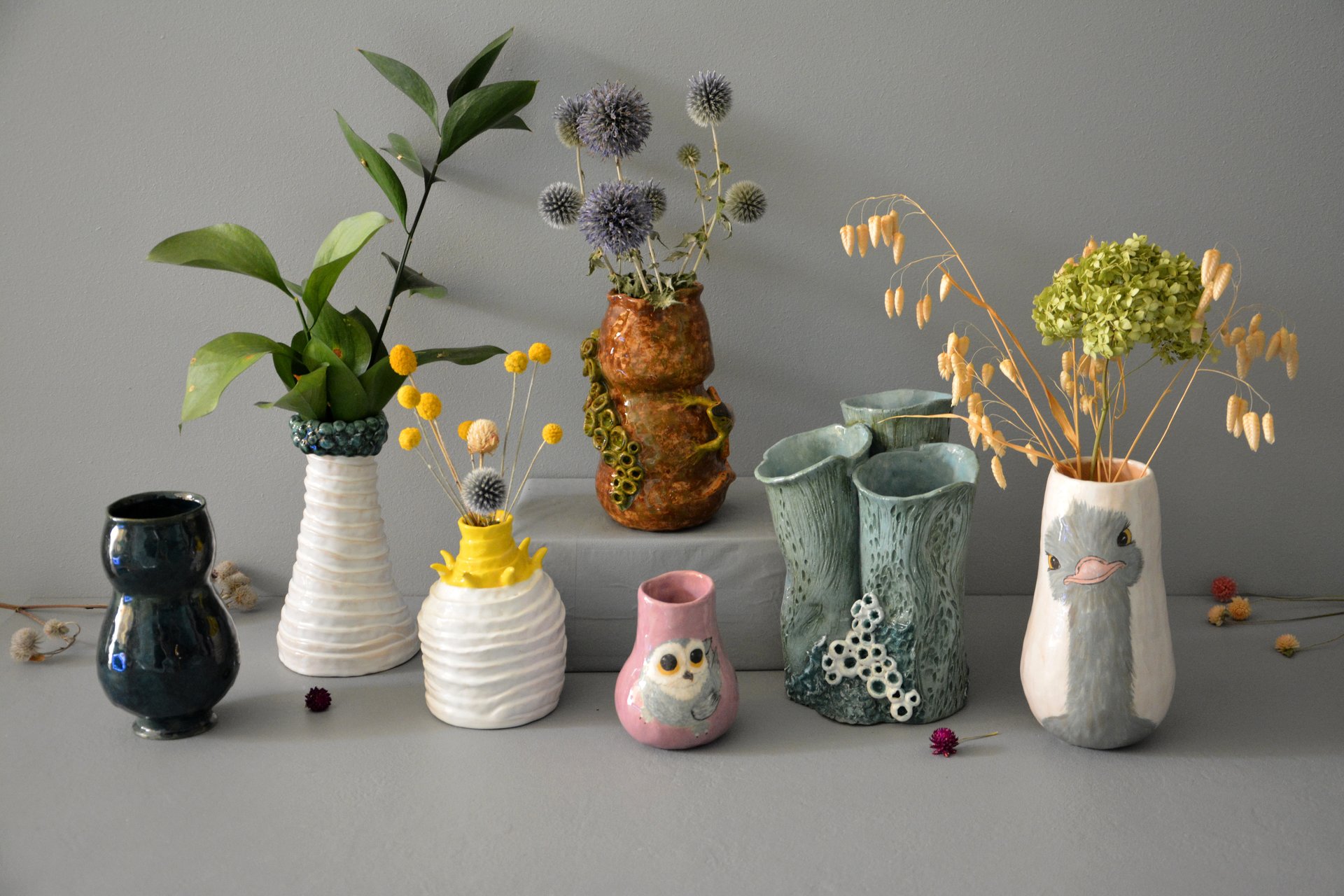 Керамические вазы для цветов