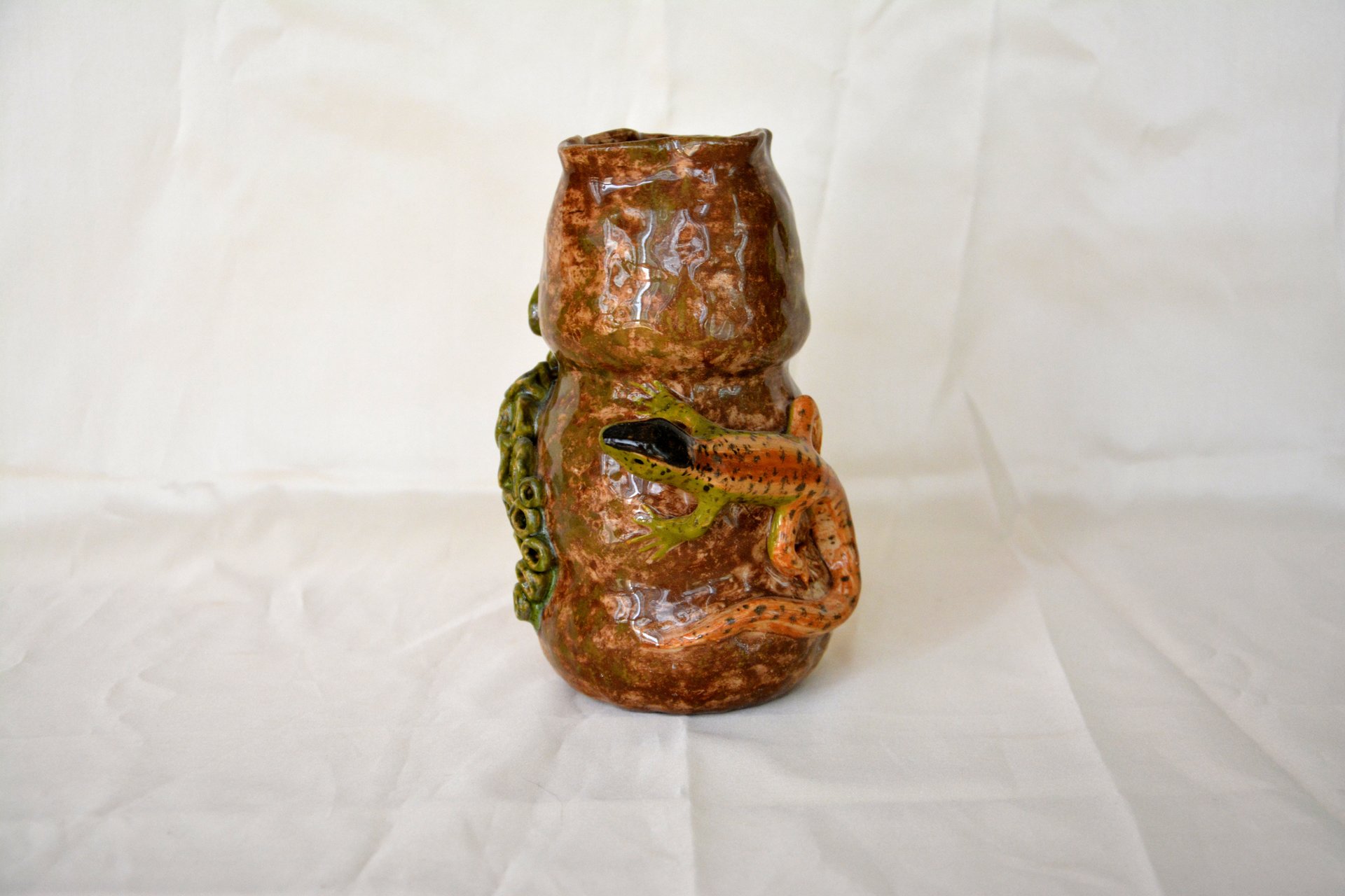 Декоративная ваза с ящерицей, высота - 17 см, фото 8 из 8. 25.