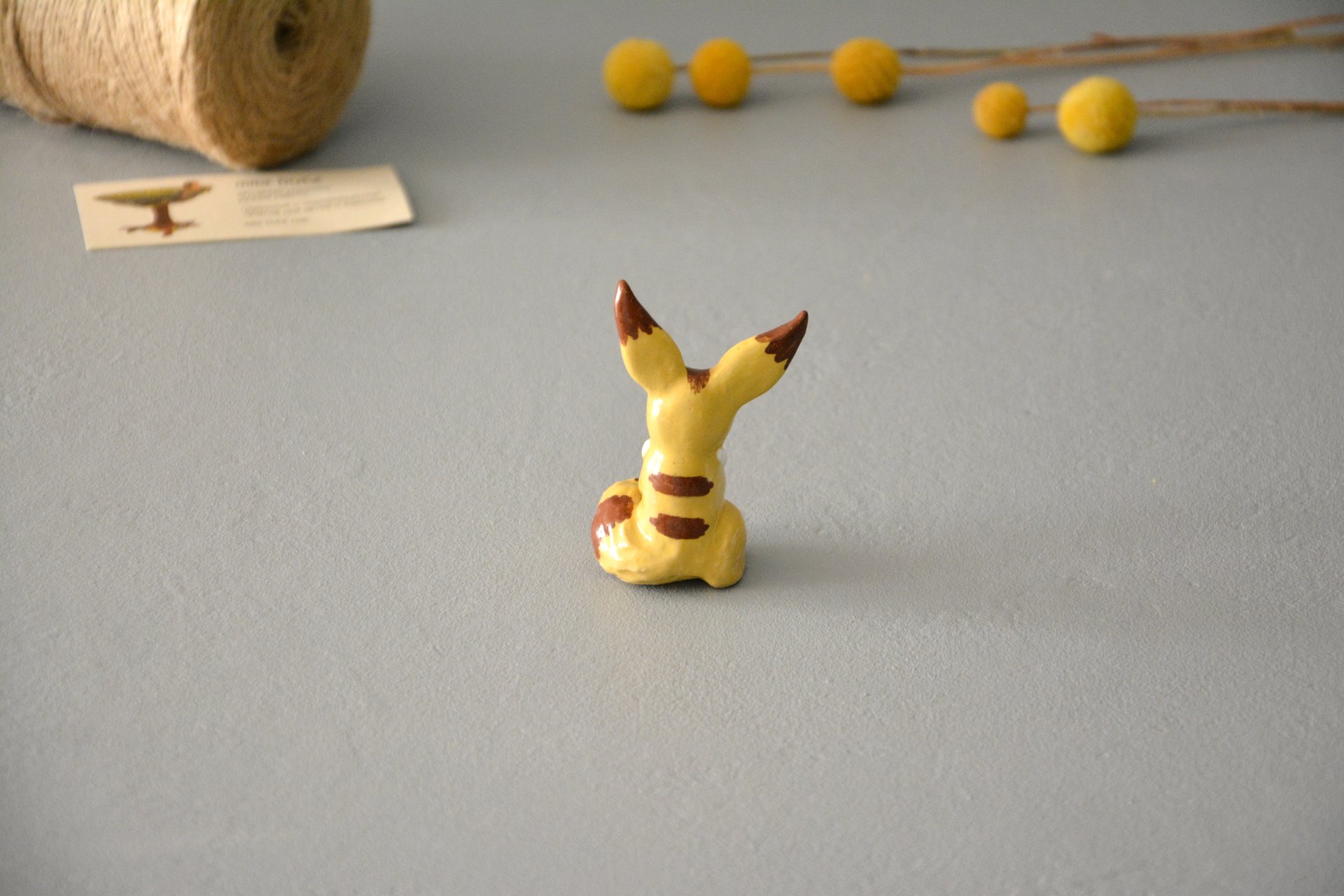 Squirrel-fox figurine, a character from the anime "Navsikai from the valley of the winds, height 7cm, photo 3 of 6.