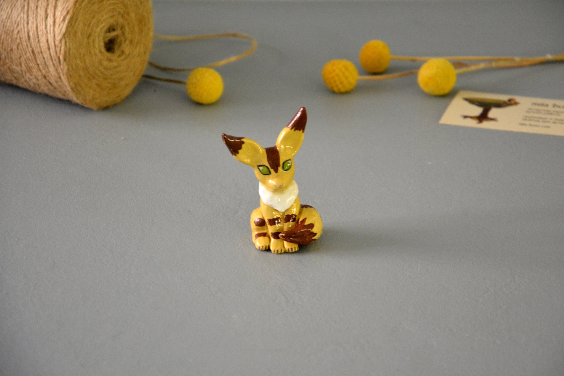 Squirrel-fox figurine, a character from the anime "Navsikai from the valley of the winds, height 7cm, photo 6 of 6.