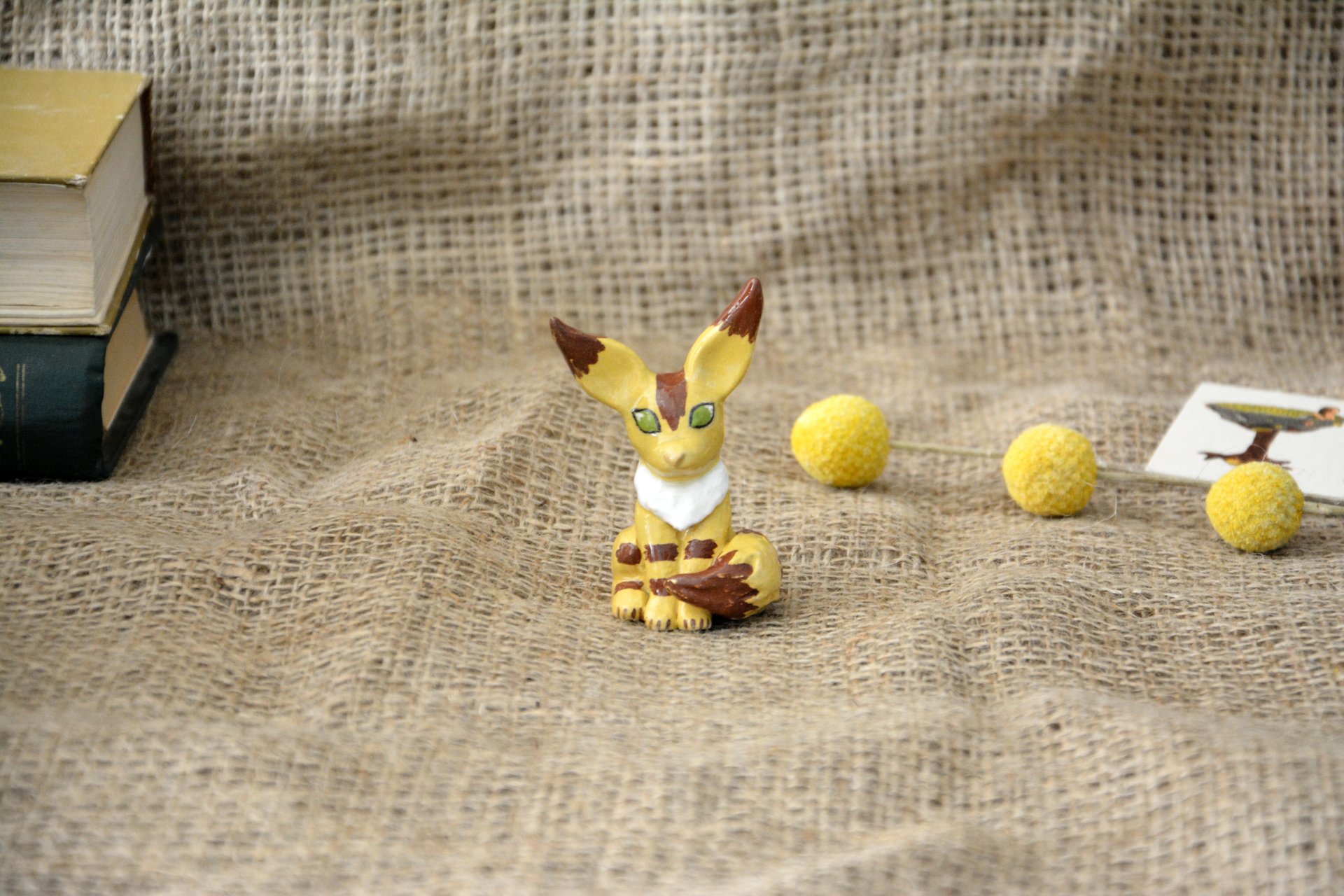 Squirrel-fox figurine, a character from the anime "Navsikai from the valley of the winds, height 7cm, photo 5 of 6.