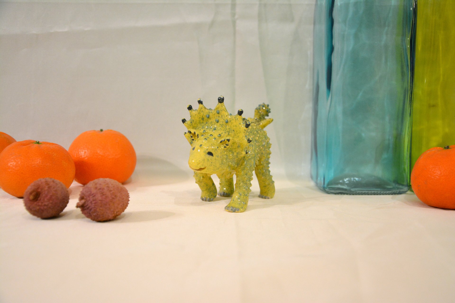 Sunosaur - Ceramic fantastic creatures, height - 9,5 cm, length - 12 cm, photo 5 of 5.