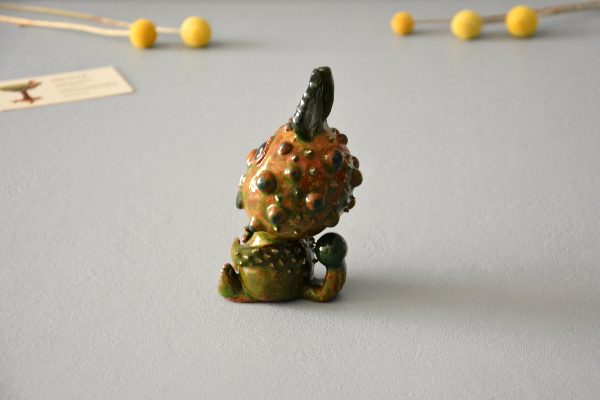 Figurine fantastic creature Cute Wart-bearded, height - 13 cm, photo 3 of 6.