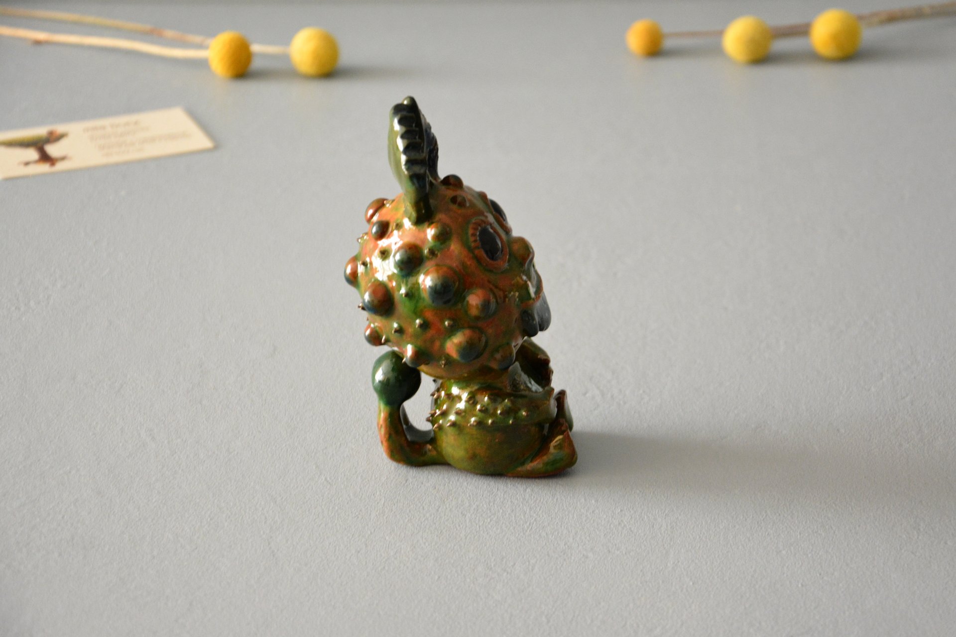 Figurine fantastic creature Cute Wart-bearded, height - 13 cm, photo 2 of 6.