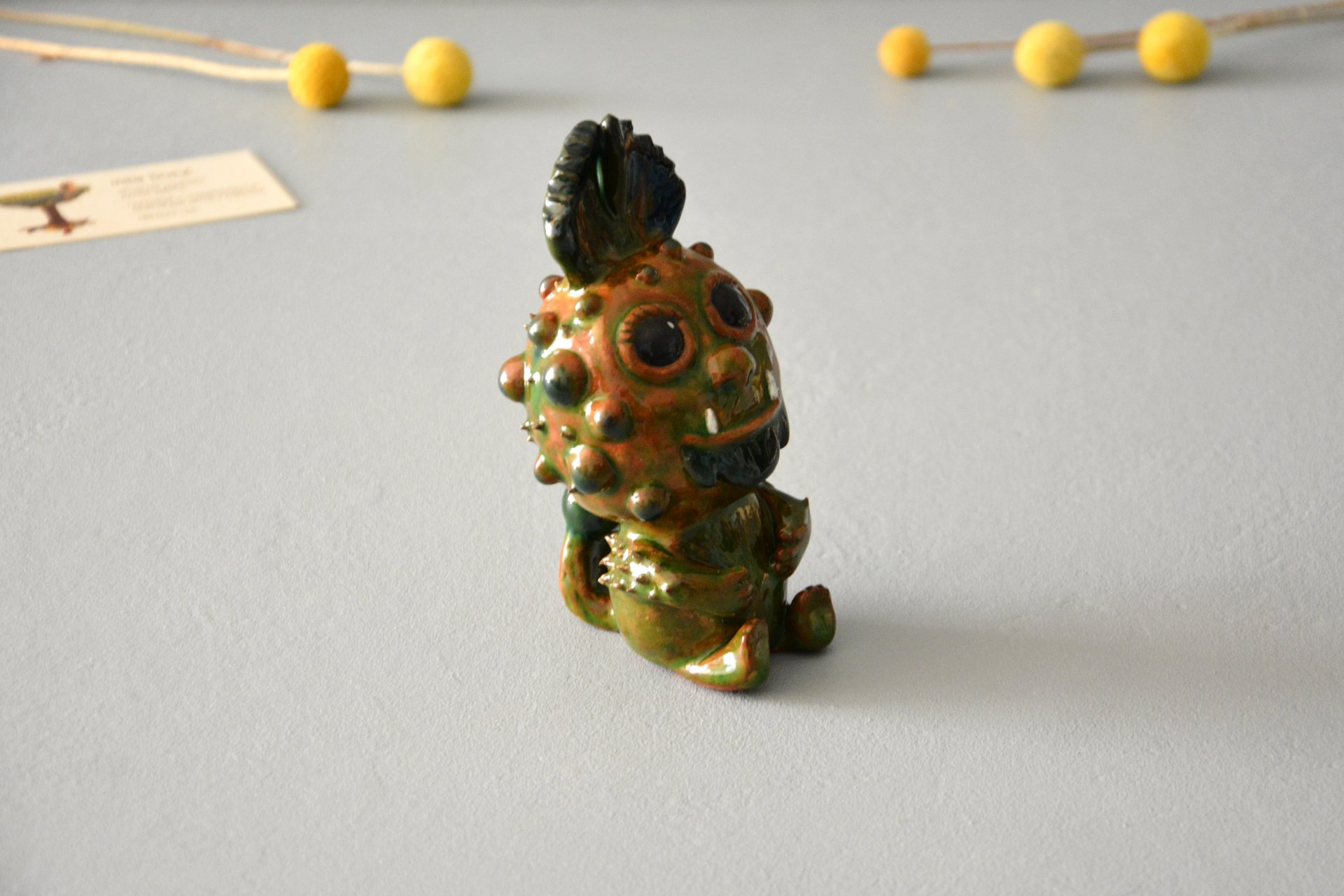 Figurine fantastic creature Cute Wart-bearded, height - 13 cm, photo 5 of 6.