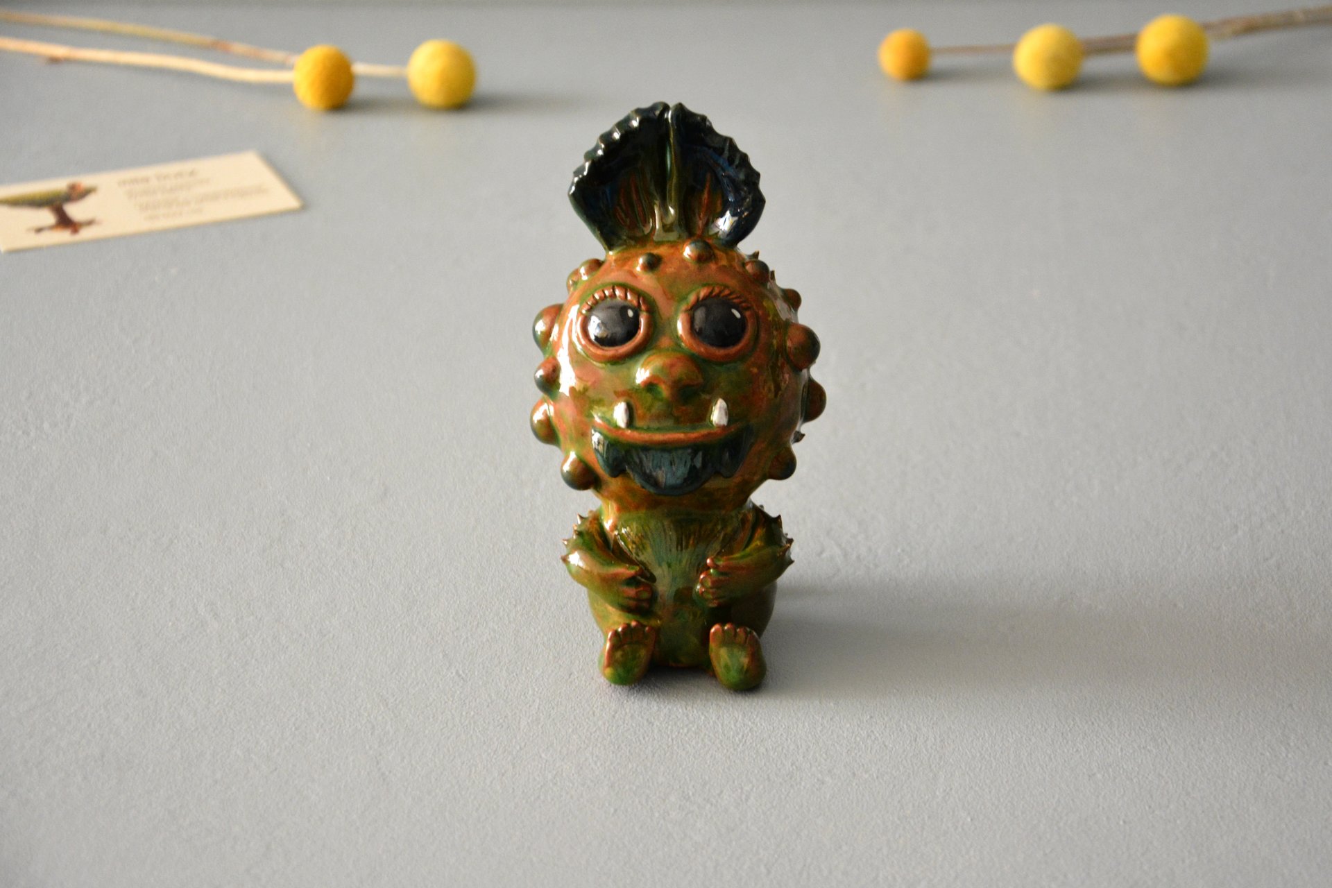 Figurine fantastic creature Cute Wart-bearded, height - 13 cm, photo 1 of 6.