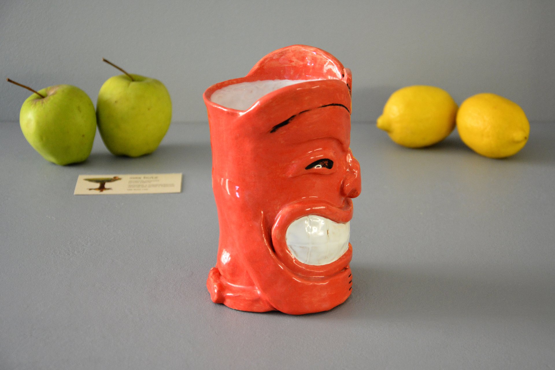 Стакан Тики красный, высота - 17 см, объём - 580 мл, фото 4 из 4.