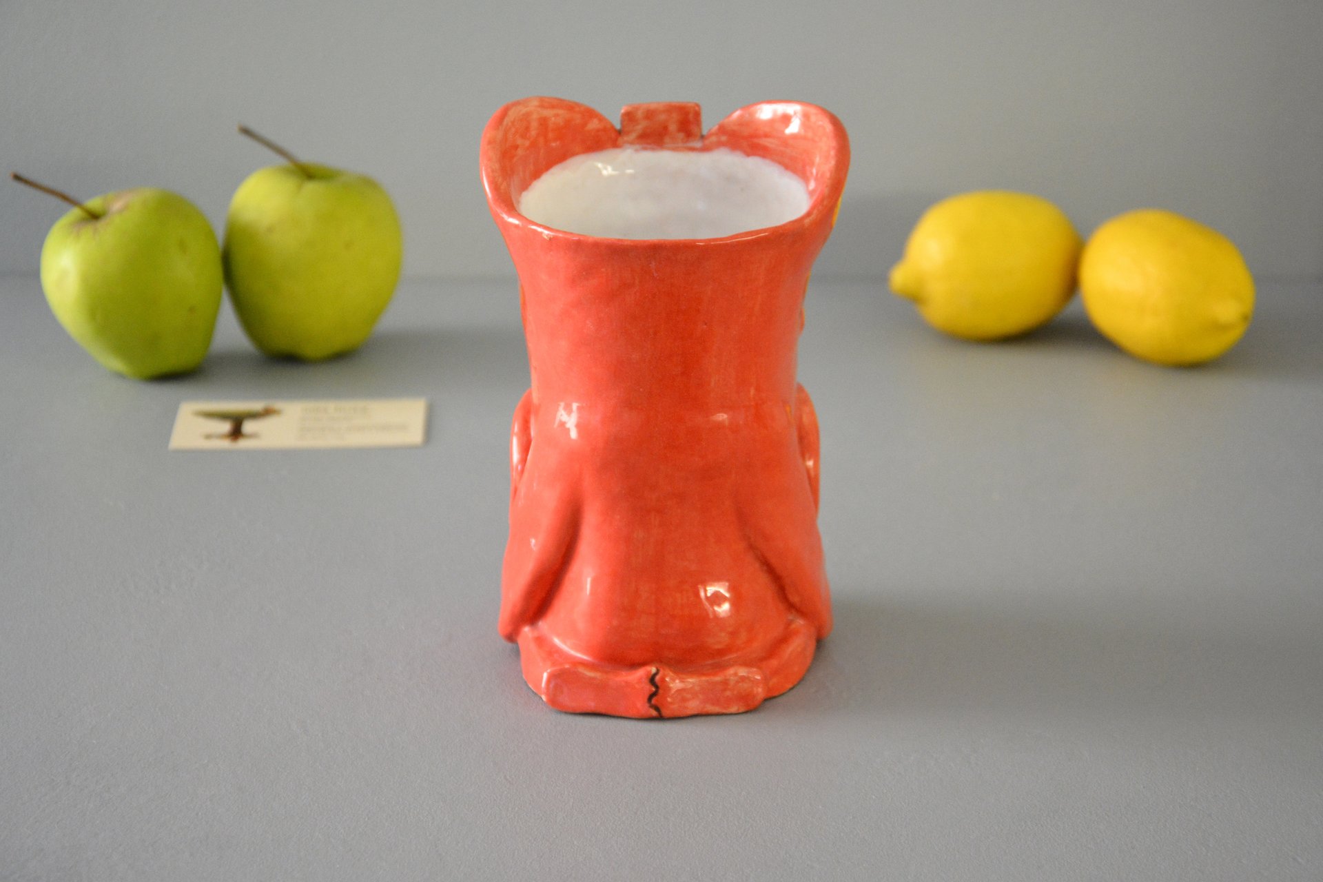 Стакан Тики красный, высота - 17 см, объём - 580 мл, фото 3 из 4.