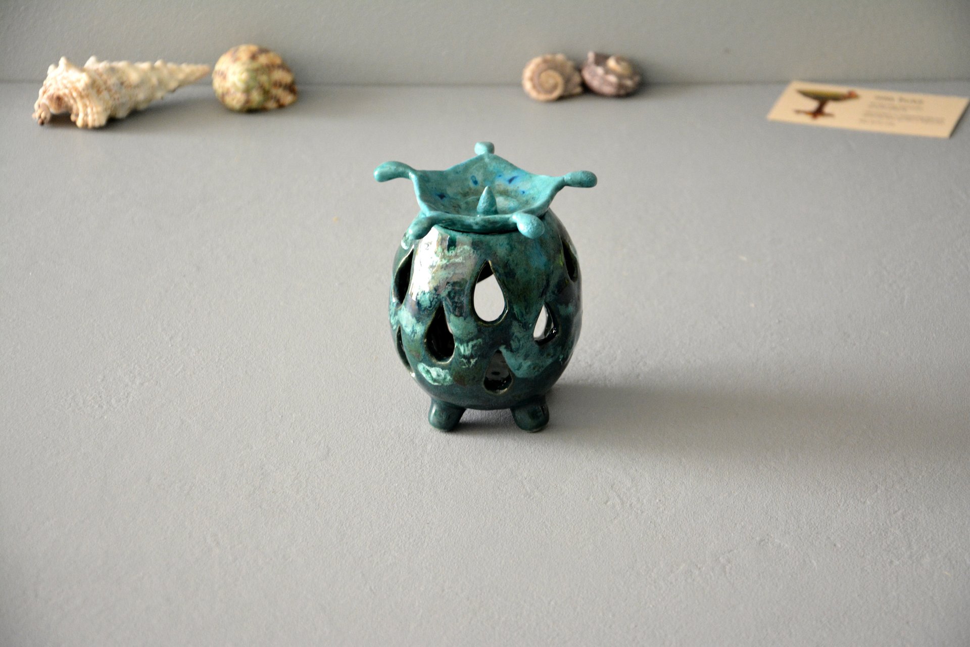 Aroma lamp Drops - Oil burners, height - 10 cm, diameter - 8 cm, photo 2 of 3.