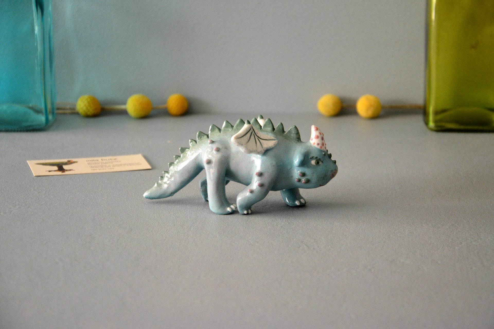 Unusual statuette Winged creature, height - 8 cm, photo 4 of 6.