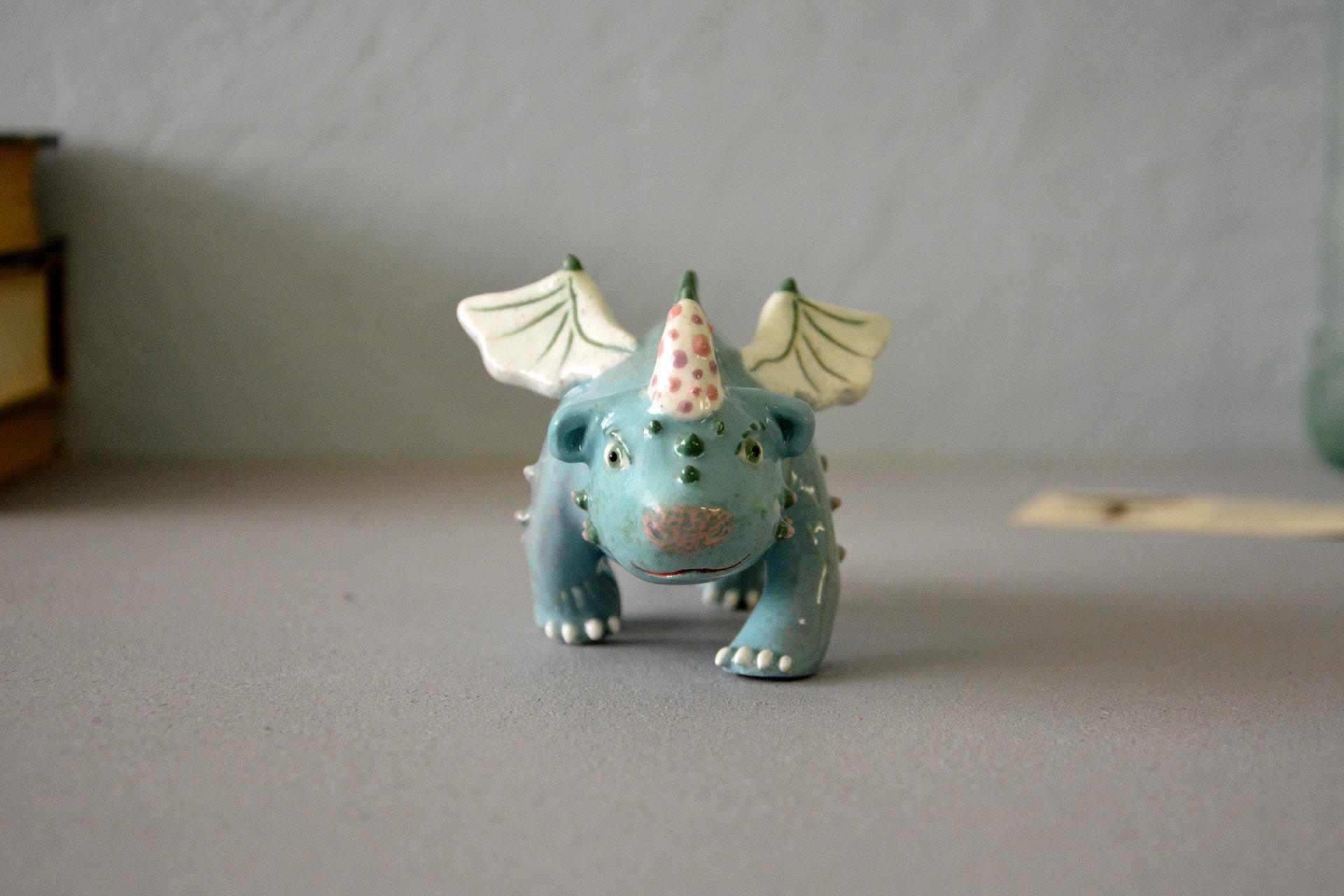 Unusual statuette Winged creature, height - 8 cm, photo 5 of 6.