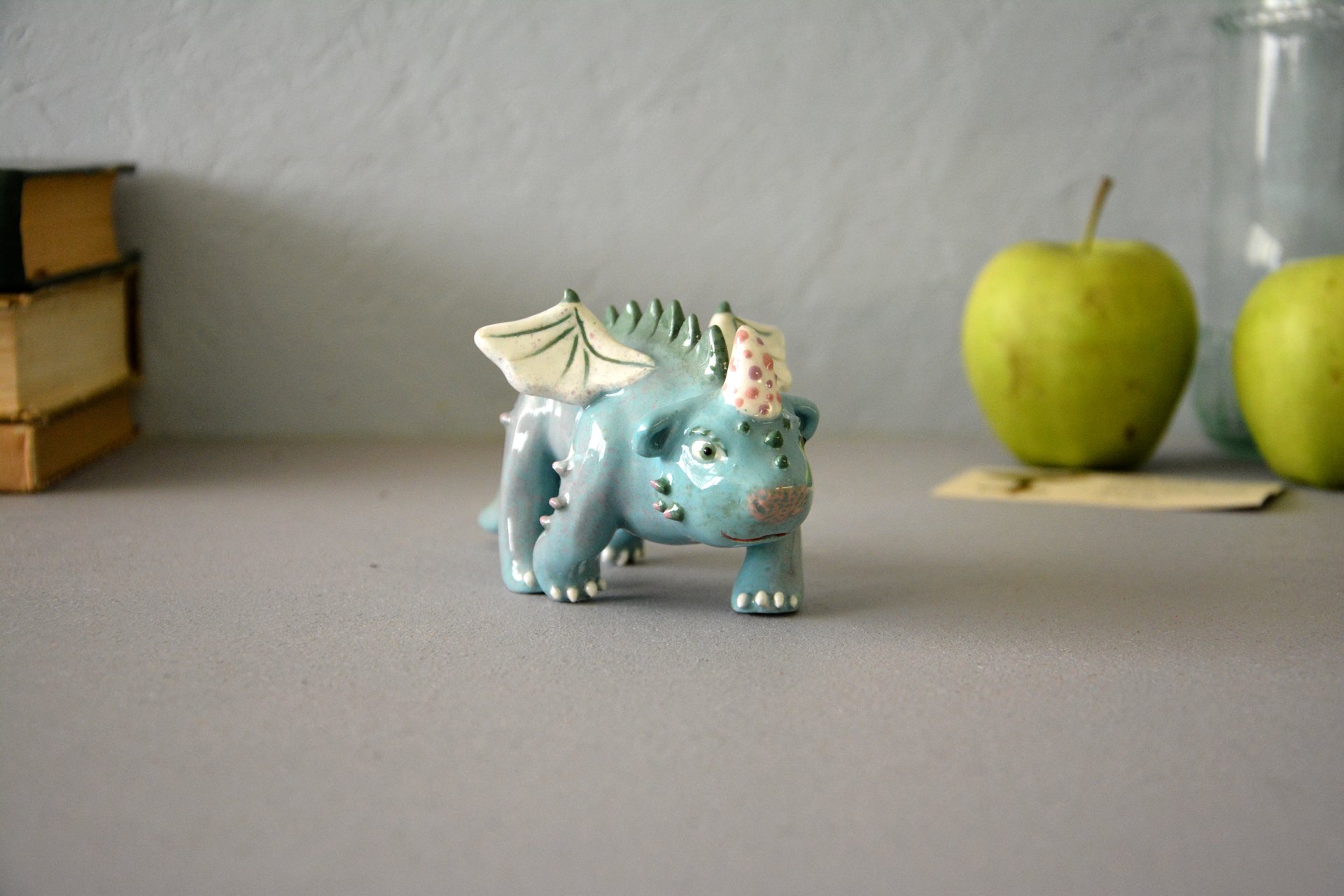 Unusual statuette Winged creature, height - 8 cm, photo 1 of 6.