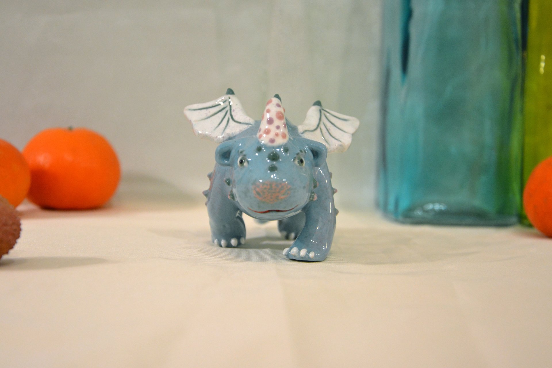 Unusual statuette Winged creature, height - 8 cm, photo 6 of 6.