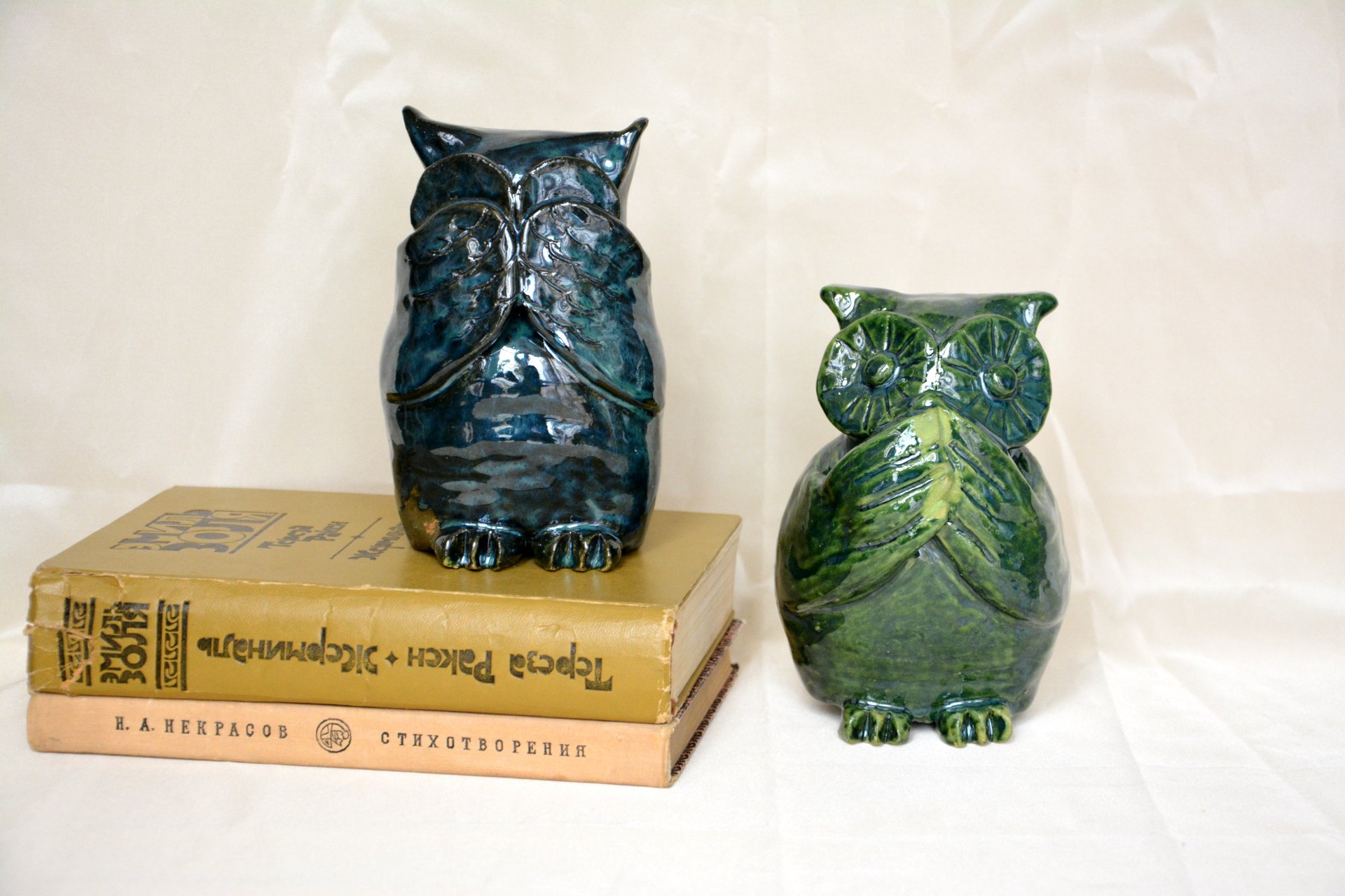 Сова «ничего не скажу» - Звери и птицы, высота - 14 см, фото 4 из 4.