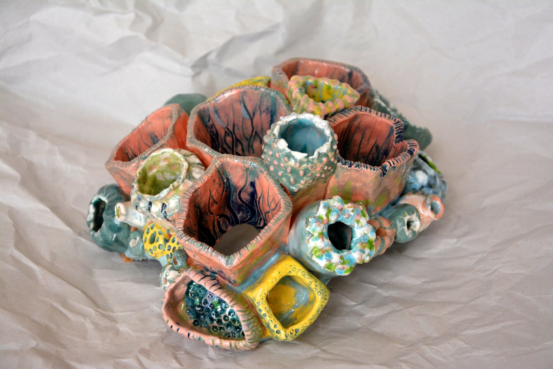 Коралл Кораллович I - Для аквариумов керамика, 19 см * 15 см * 13 см, фото 1 из 5.