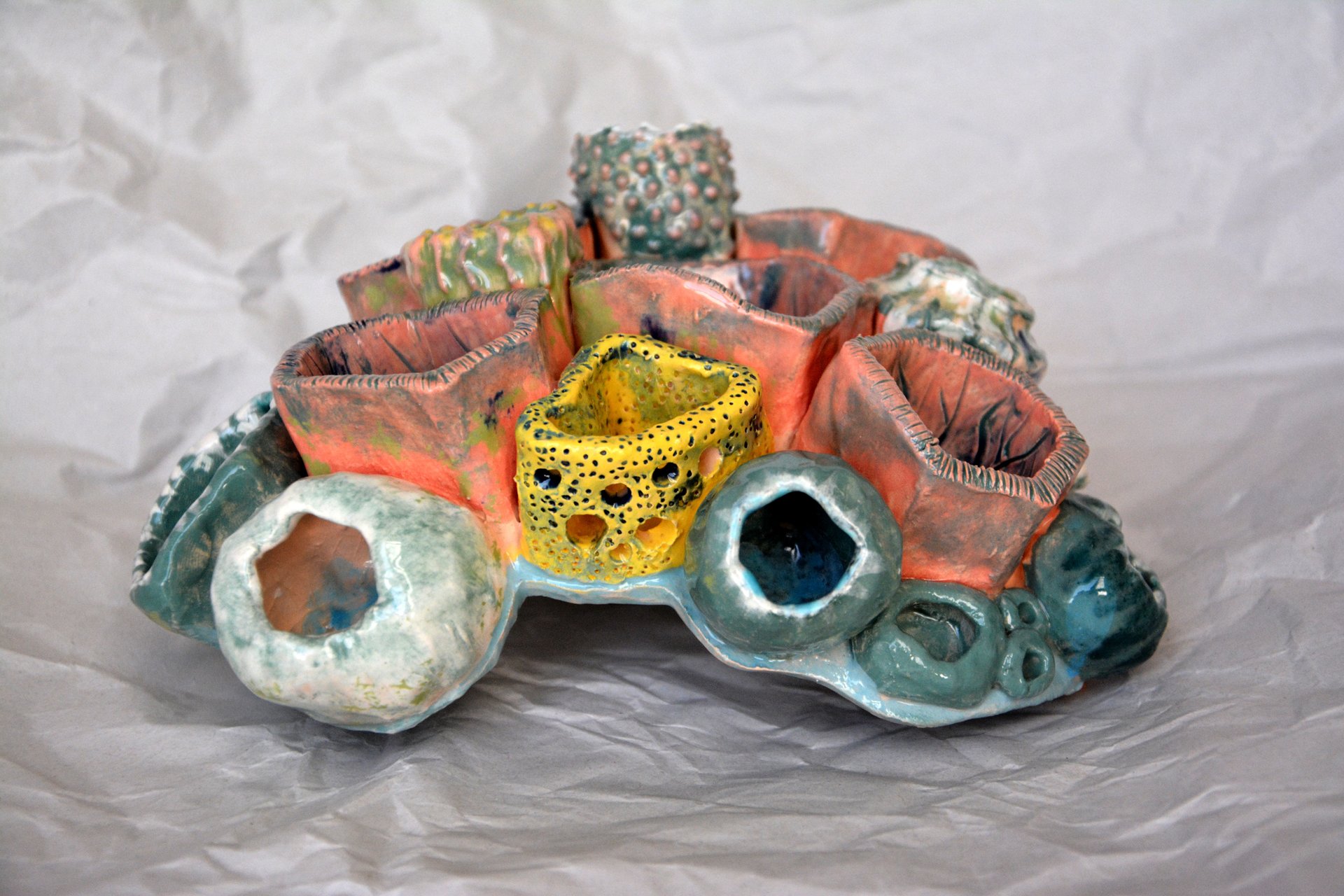 Коралл Кораллович I - Для аквариумов керамика, 19 см * 15 см * 13 см, фото 4 из 5.