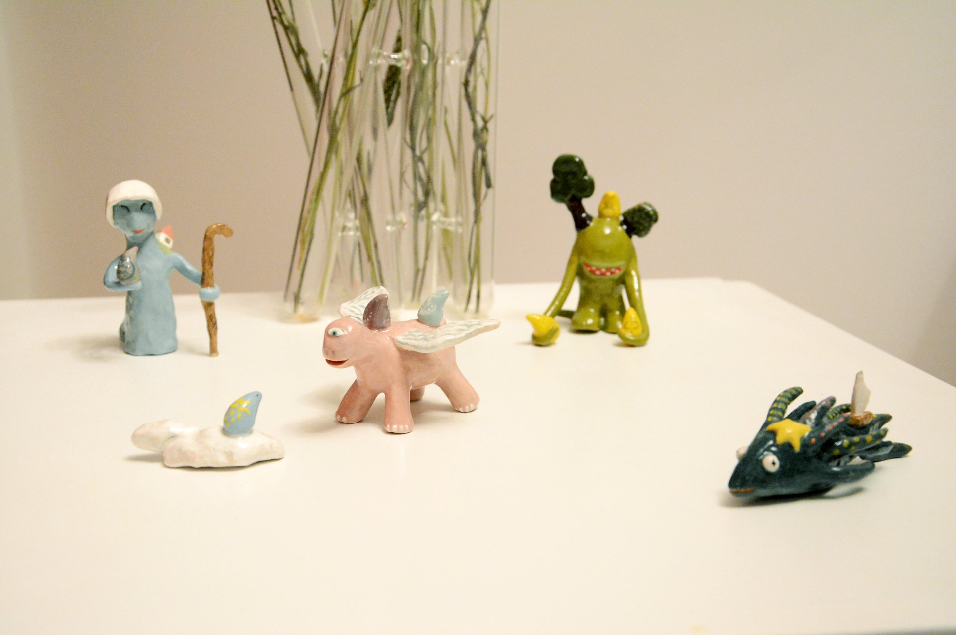 CycloPotamus - Ceramic fantastic creatures, height - 6 cm, photo 3 of 3.