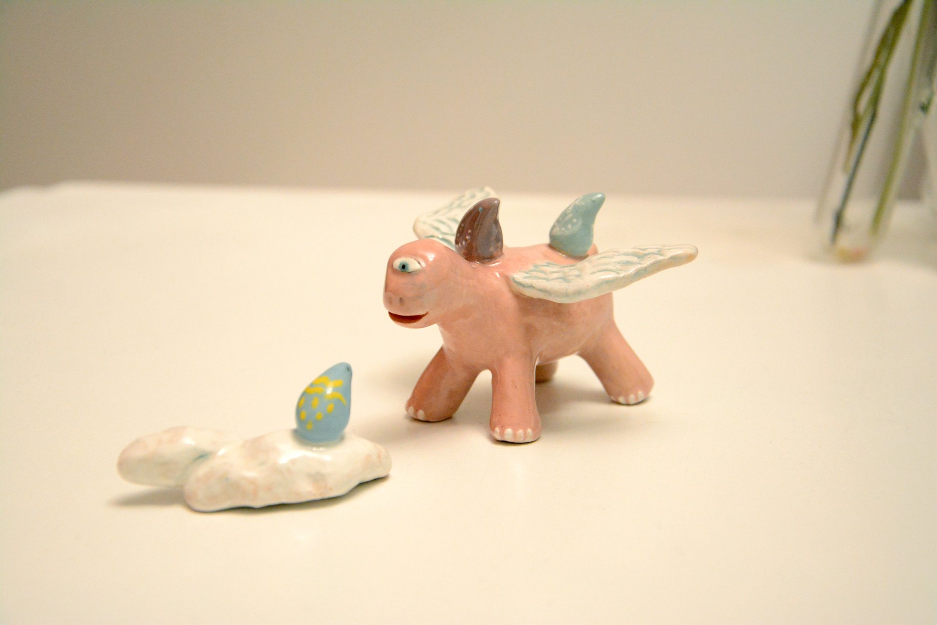 CycloPotamus - Ceramic fantastic creatures, height - 6 cm, photo 1 of 3.