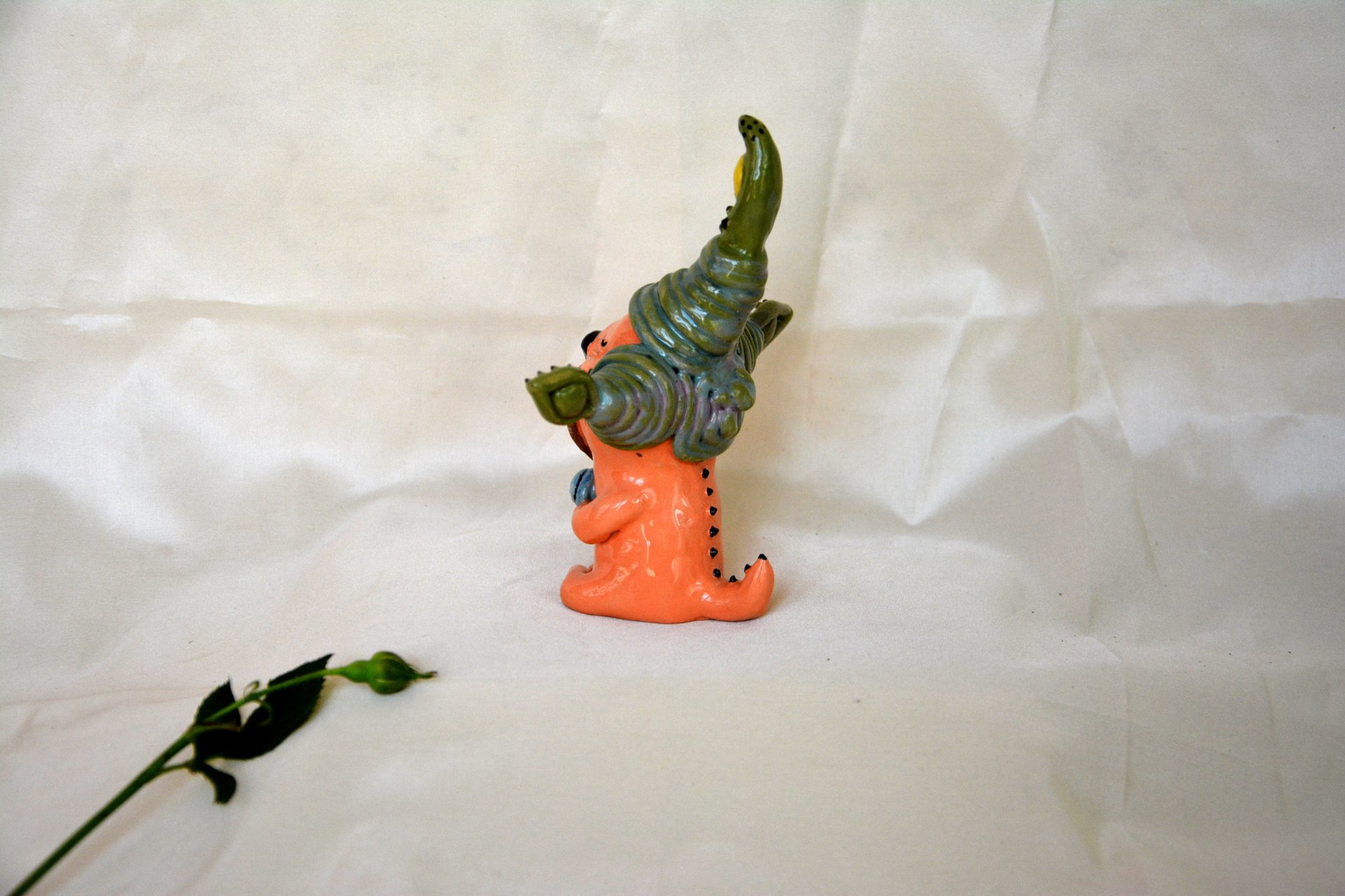 Шаман - Фантастические существа керамические, высота - 11 см, фото 2 из 3.