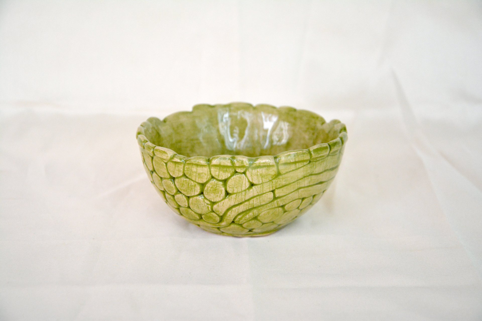 Light Green patina - Pialy and sauceboats, height - 6 cm, diameter - 11.5 cm, photo 4 of 4.