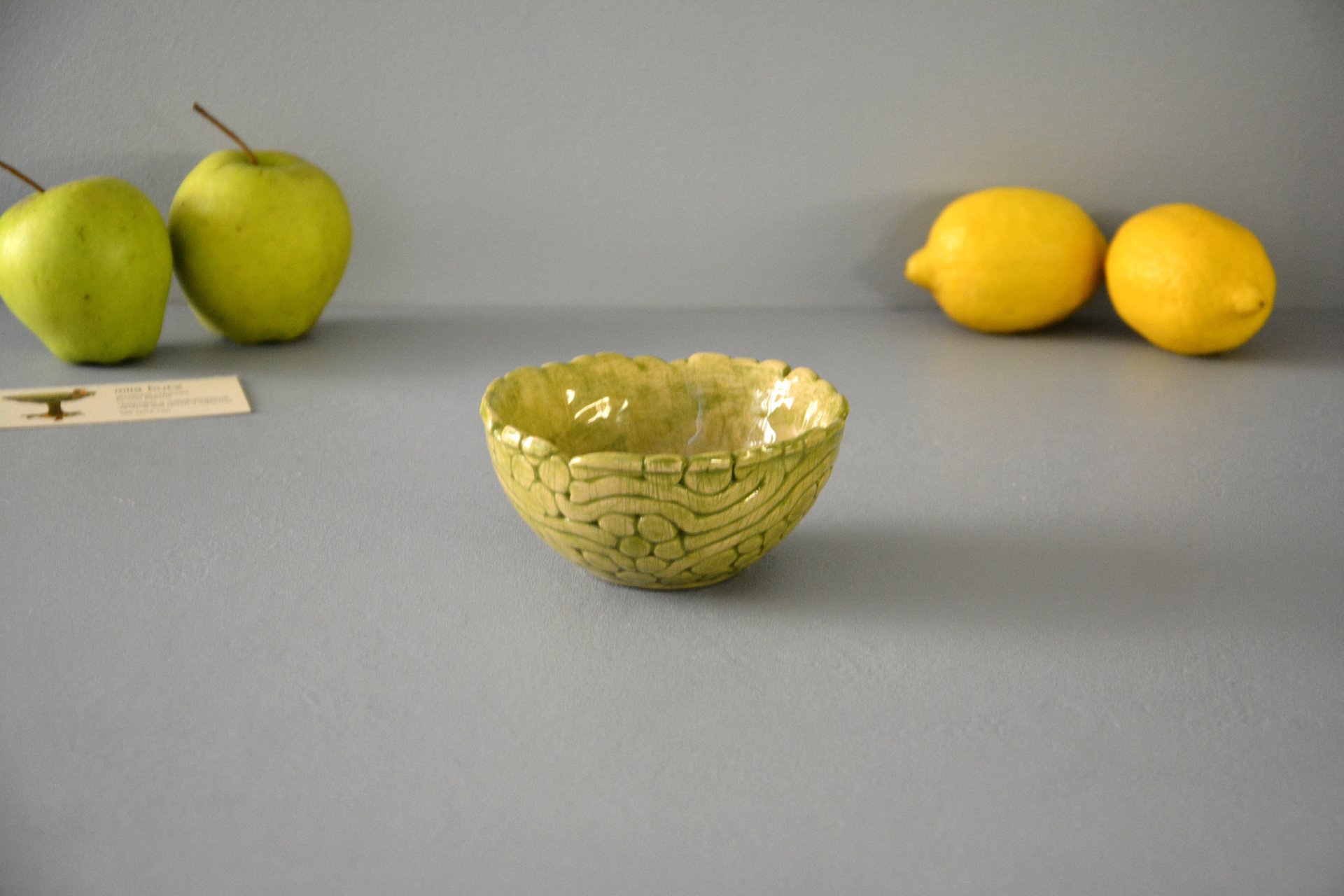 Light Green patina - Pialy and sauceboats, height - 6 cm, diameter - 11.5 cm, photo 3 of 4.