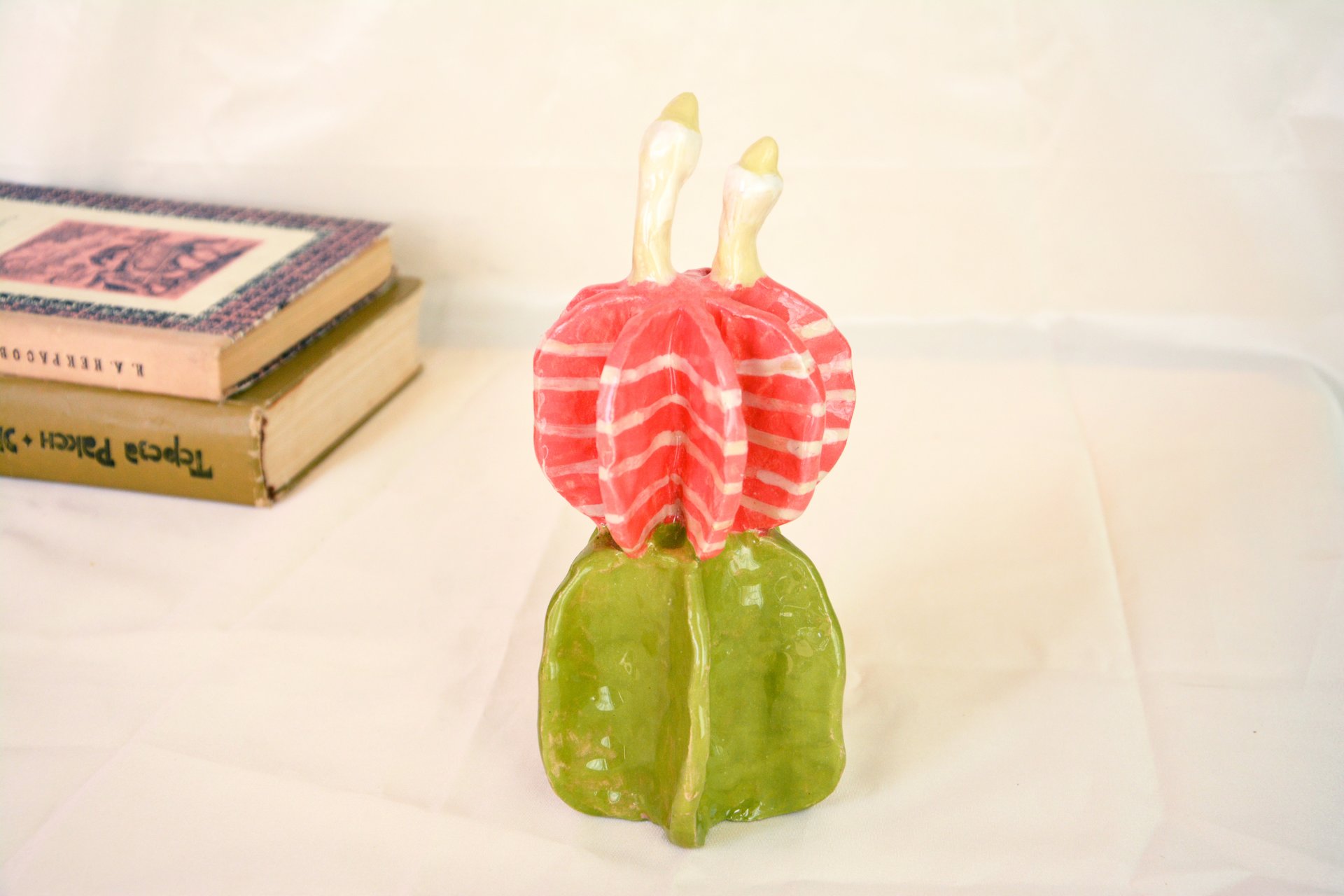 Cactus Gymnocalycium mihanovichii - Cactus ceramic, height - 13 cm, photo 4 of 4.