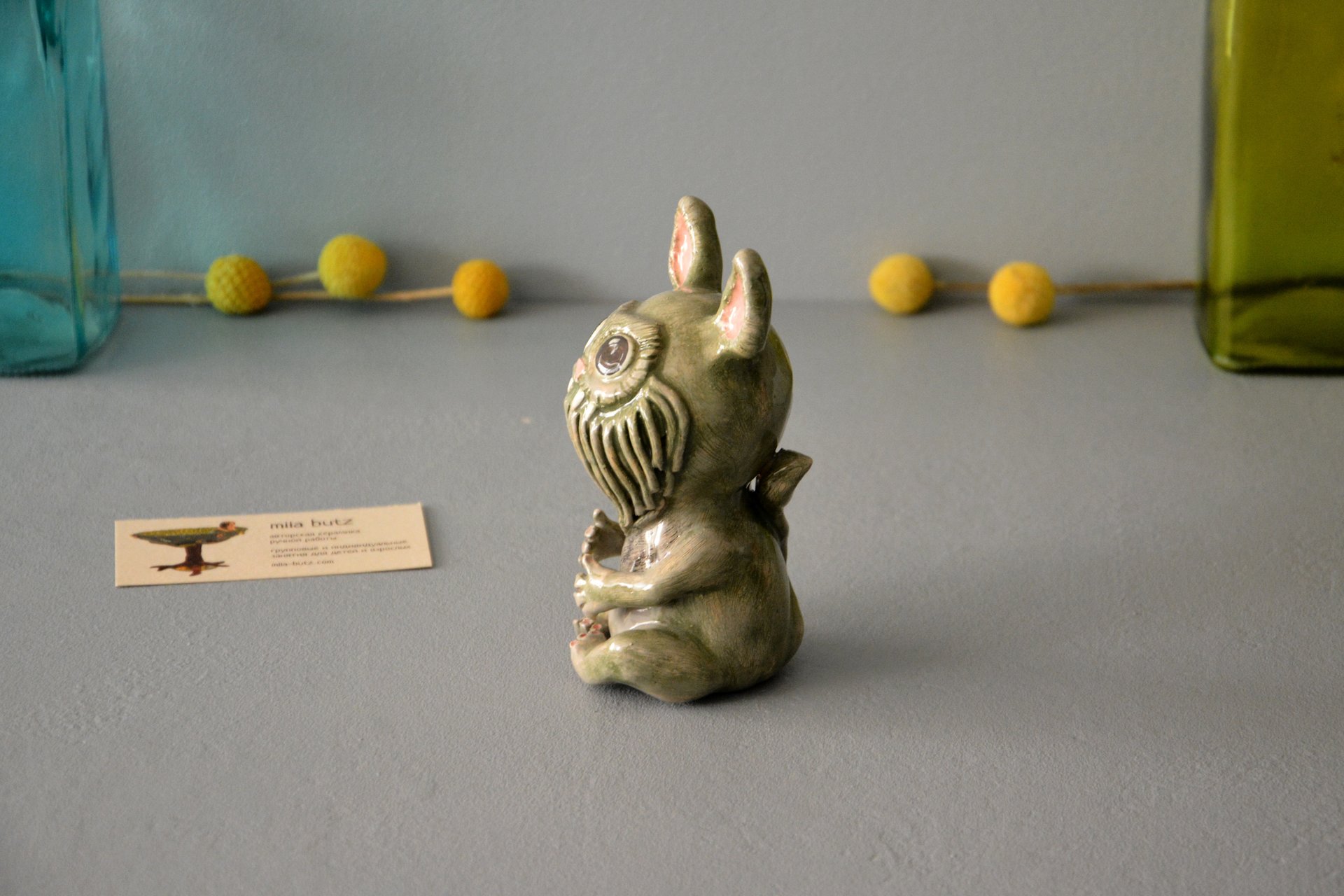 Фигурка фантастического существа Бородач, высота - 12 см, фото 2 из 6.