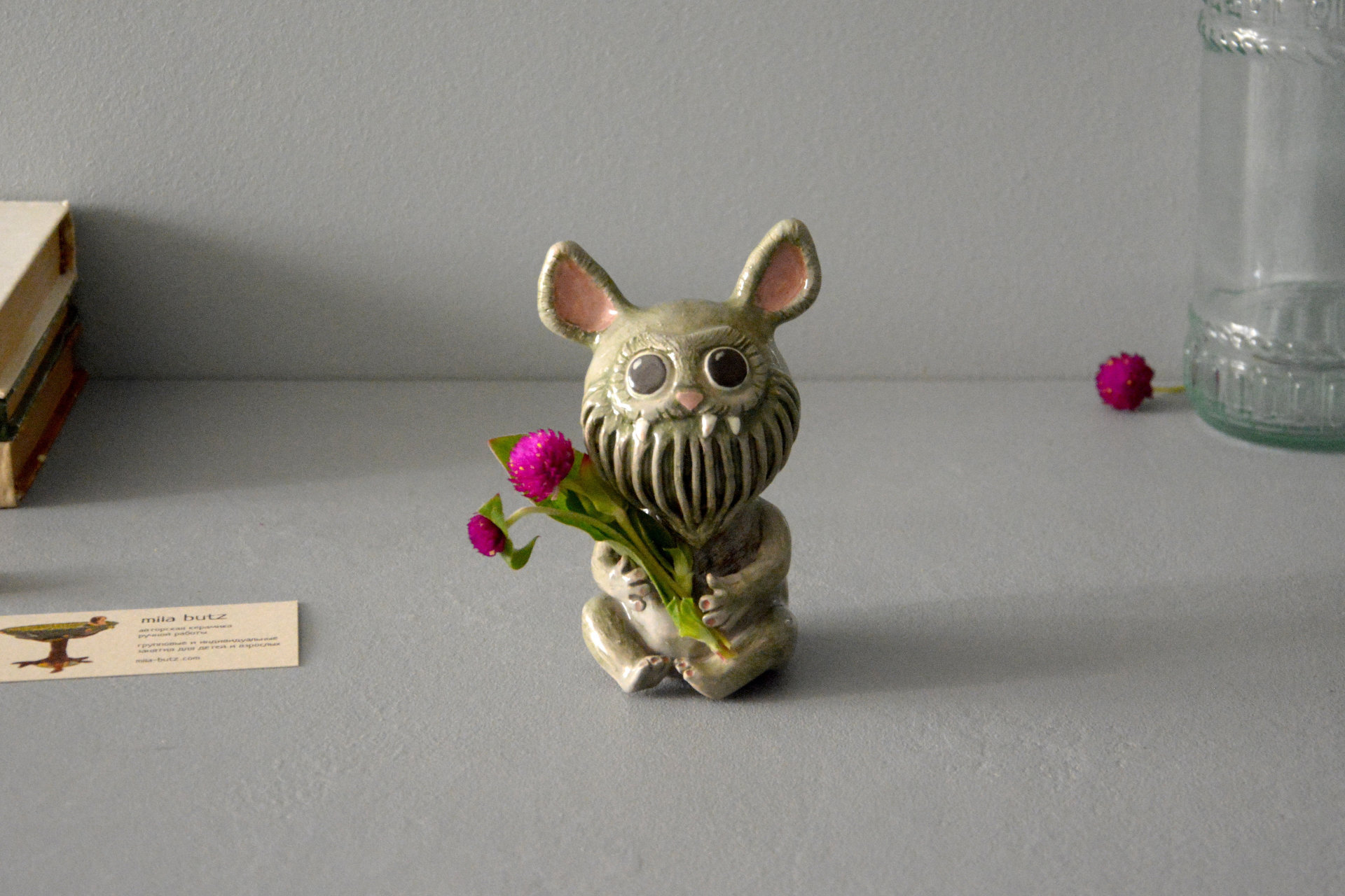 Фигурка фантастического существа Бородач, высота - 12 см, фото 1 из 6.