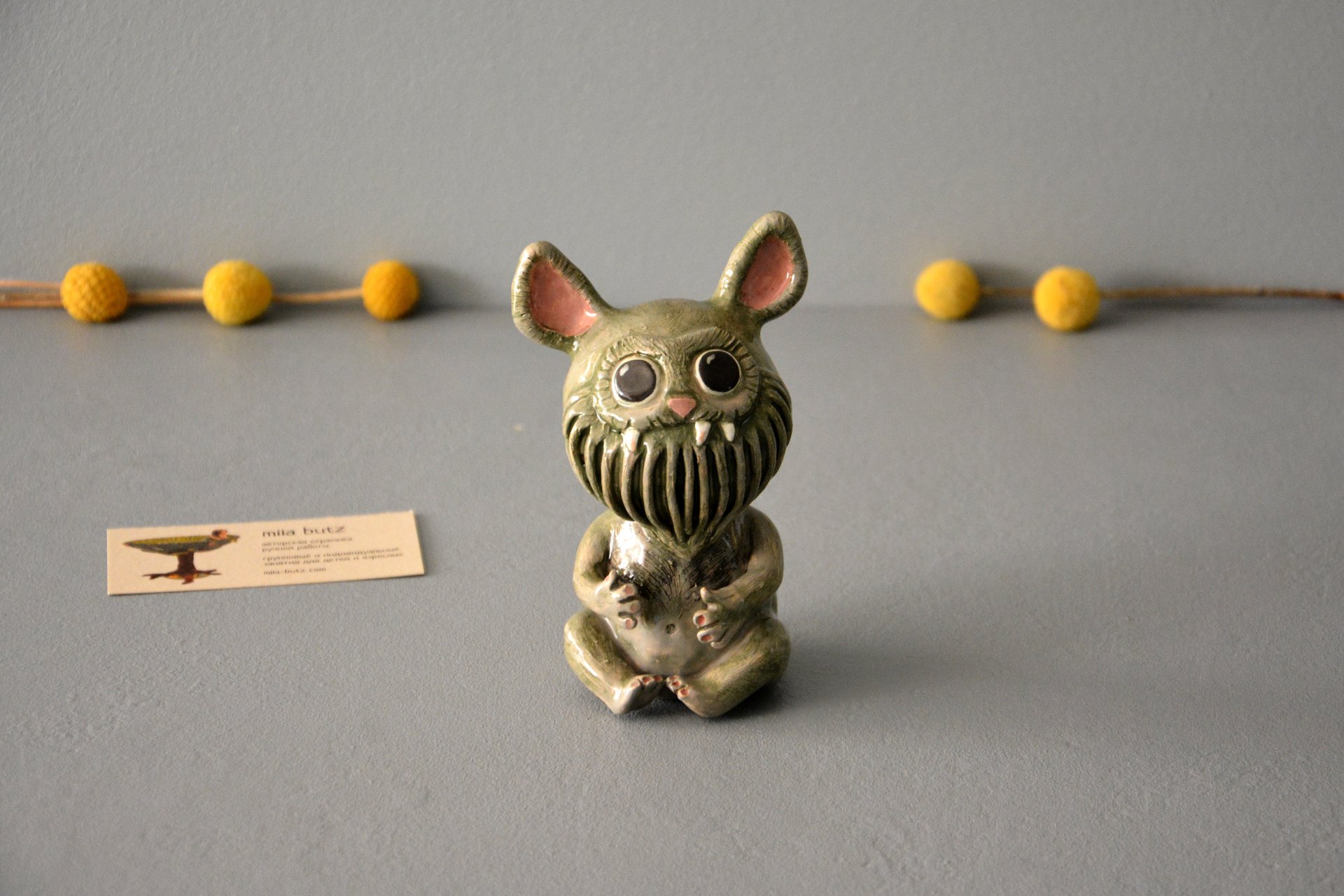 Фигурка фантастического существа Бородач, высота - 12 см, фото 3 из 6.