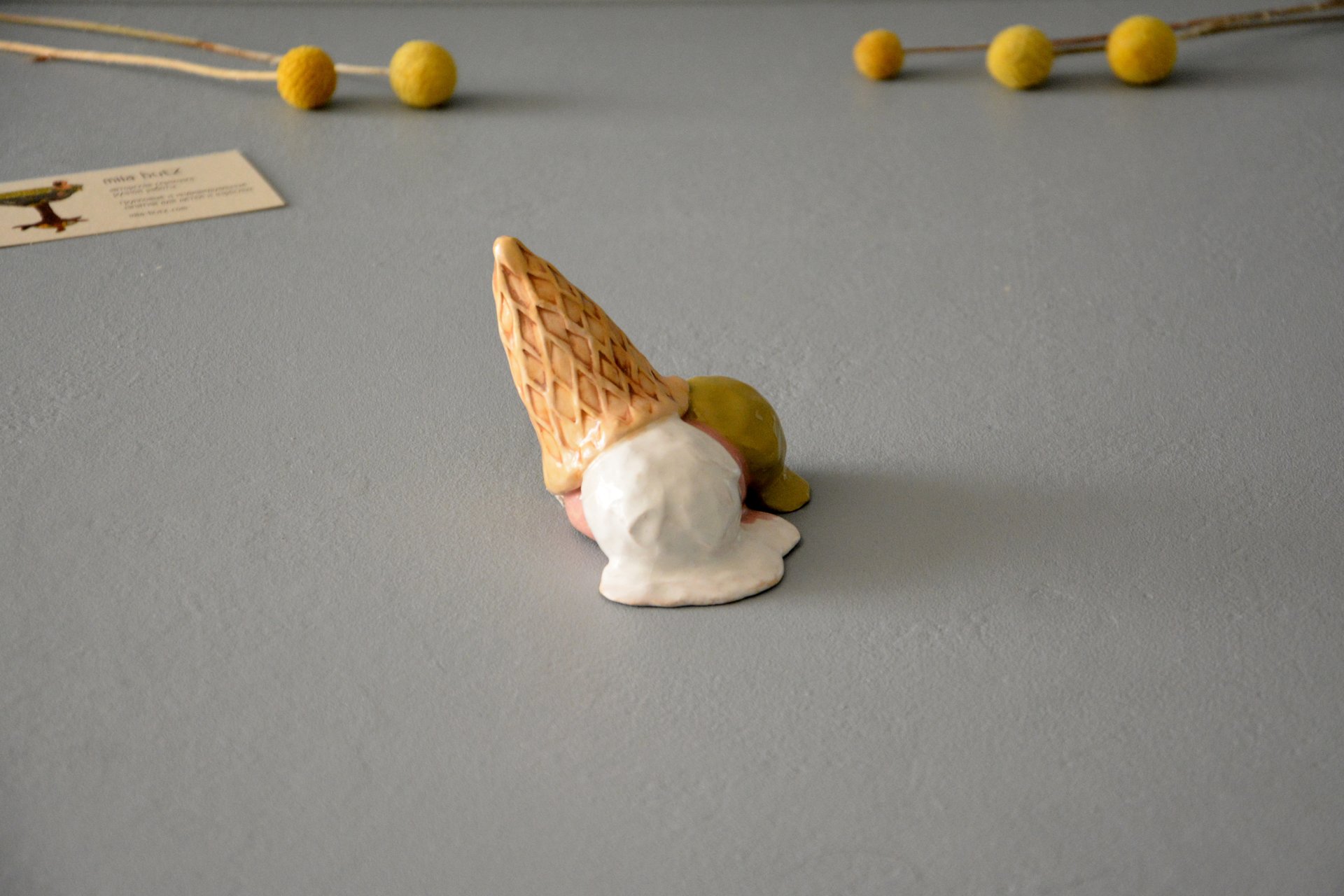 Мороженко упало - Необычные фигурки, высота - 5 см, фото 3 из 4.