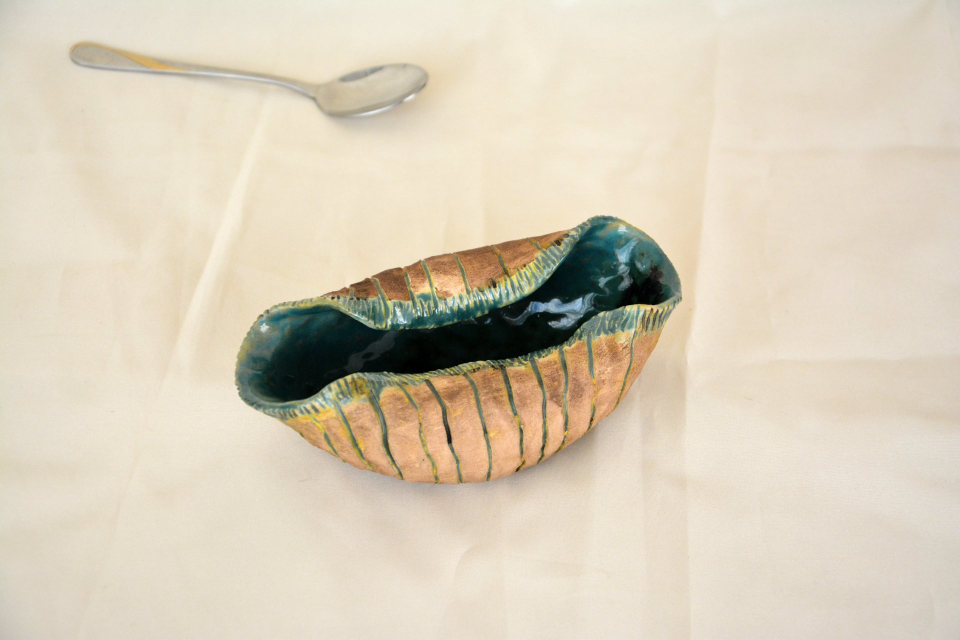 Морская ракушка - Пиалы и Соусницы, высота -  5 см, длина - 15 см, фото 1 из 1.