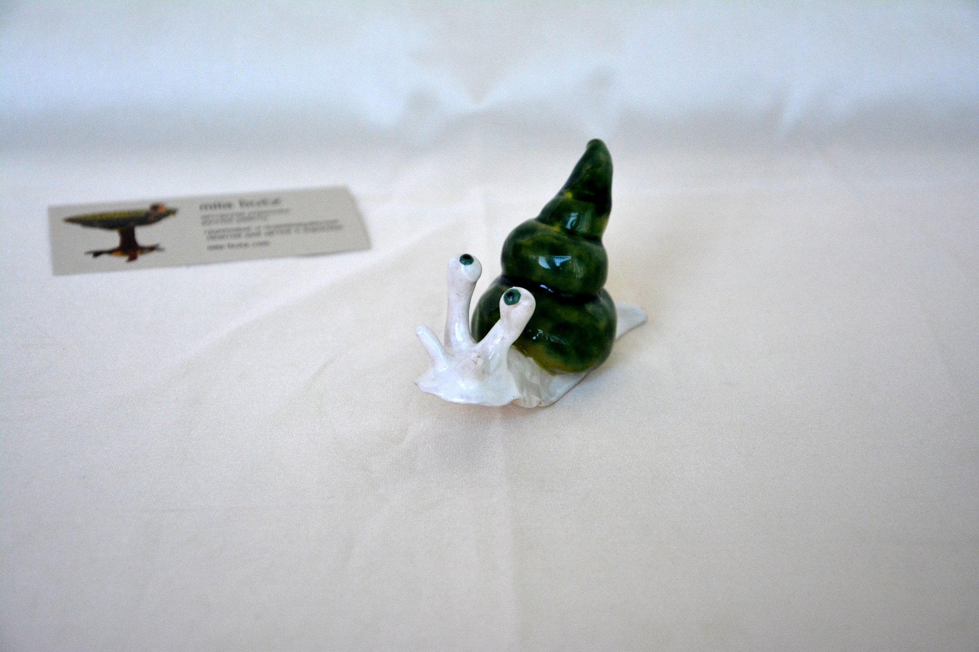 Figurine of a garden Cochlea, height - 3 cm, photo 6 of 6.