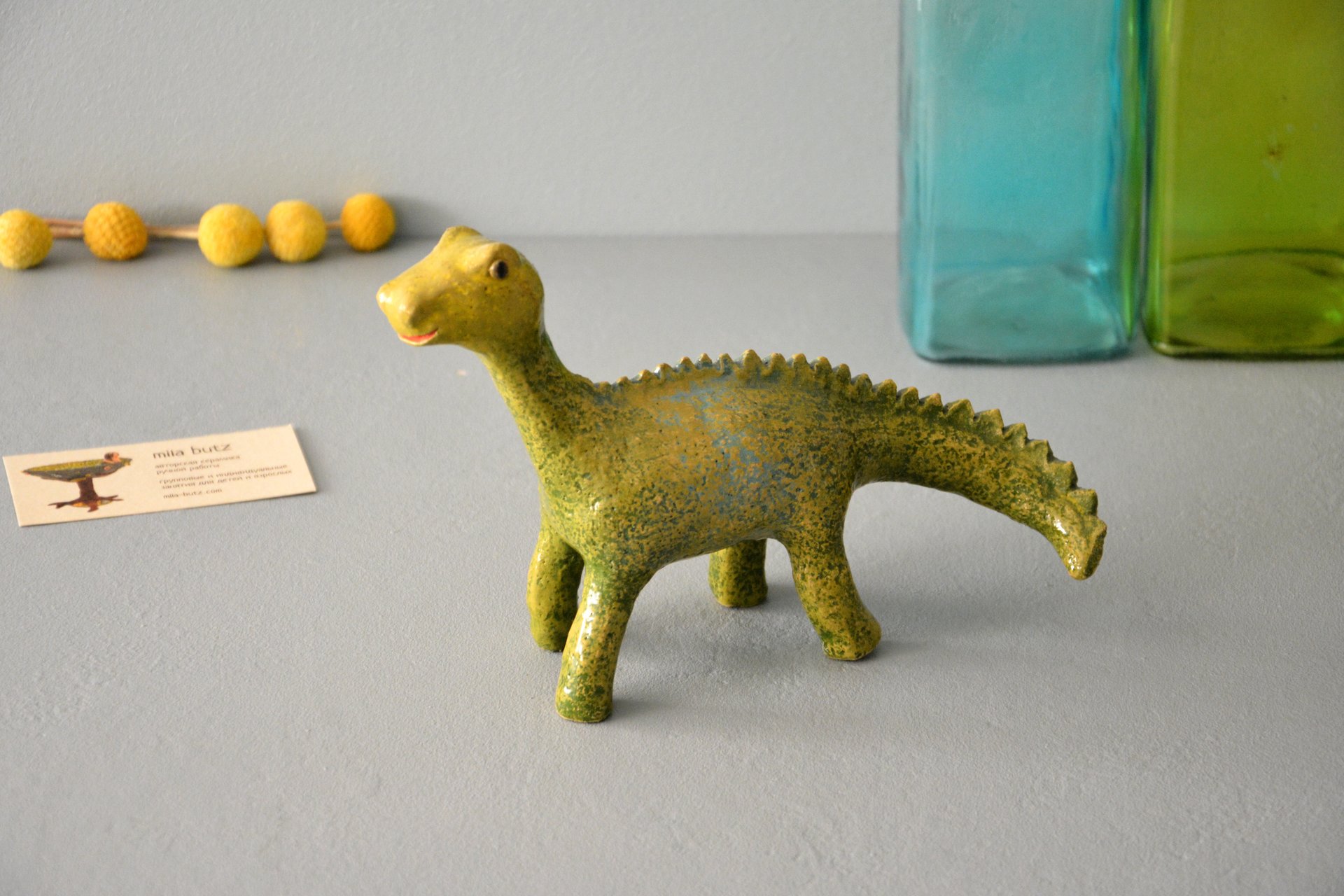 Dino - Ceramic other figures, height - 20 cm, photo 2 of 5.