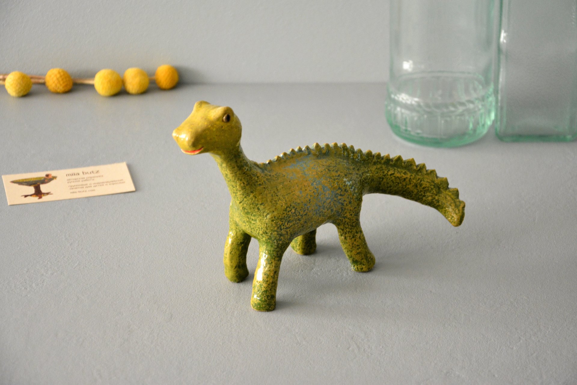 Dino - Ceramic other figures, height - 20 cm, photo 1 of 5.