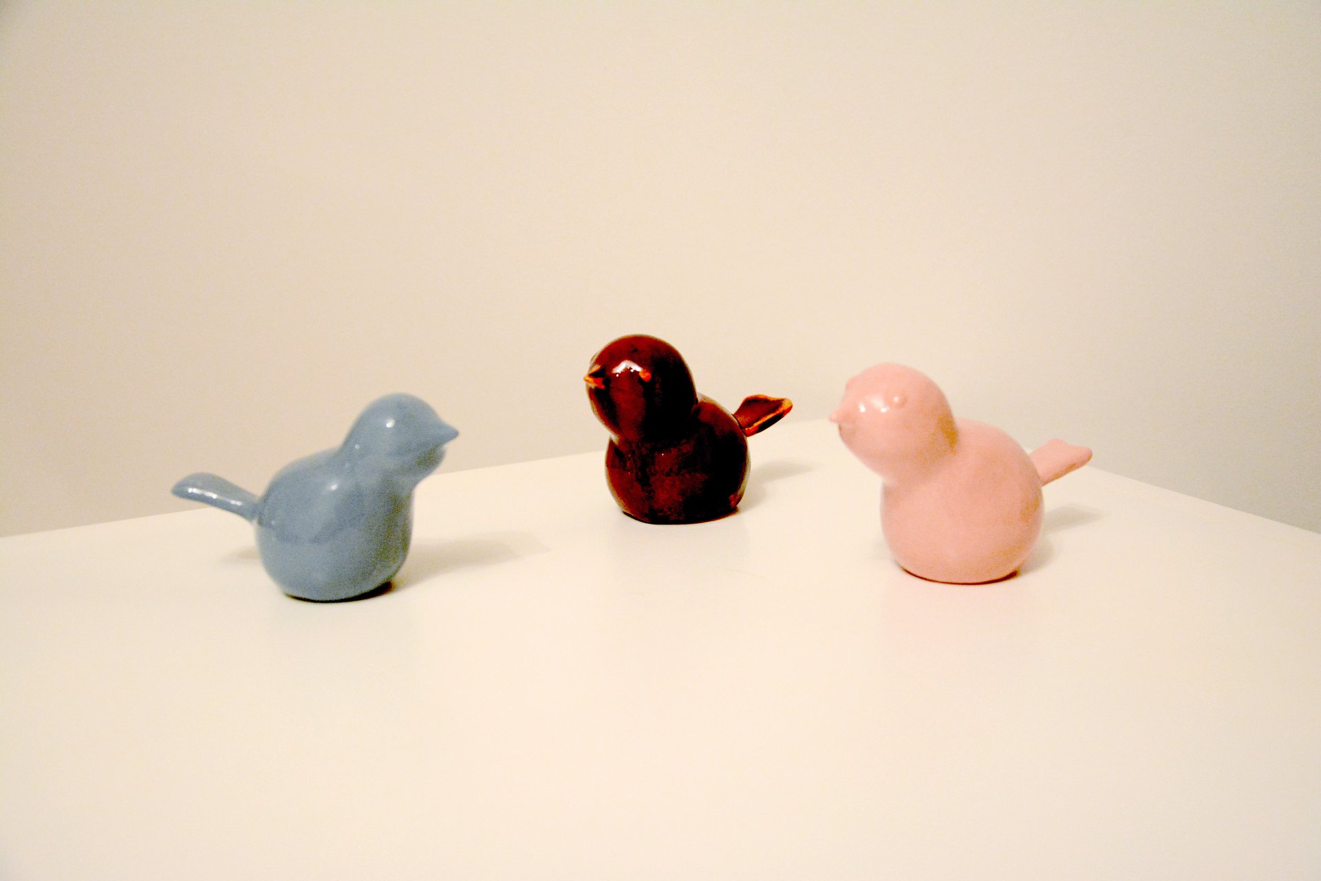 Trio Birds - Animals and birds, height - 5 cm, photo 2 of 2.