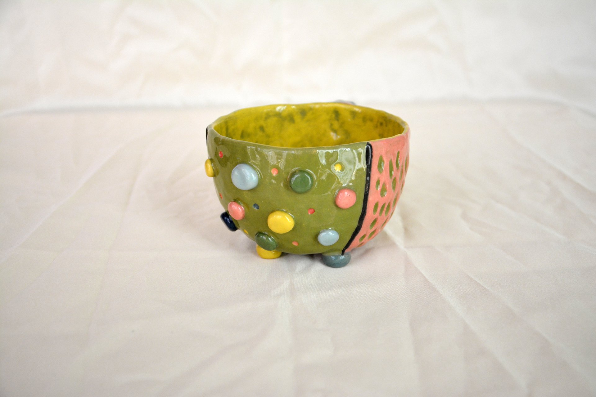 Bright color mug - Cups, glasses, mugs, height - 9 cm, volume - 350 ml, photo 3 of 3.