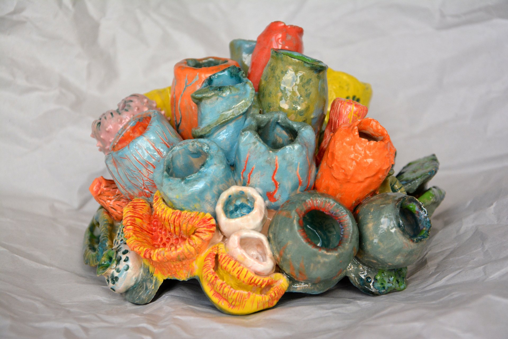 Coral Coralovich II - Ceramic for aquarium, 20 cm * 17 cm * 15 cm, photo 3 of 5.