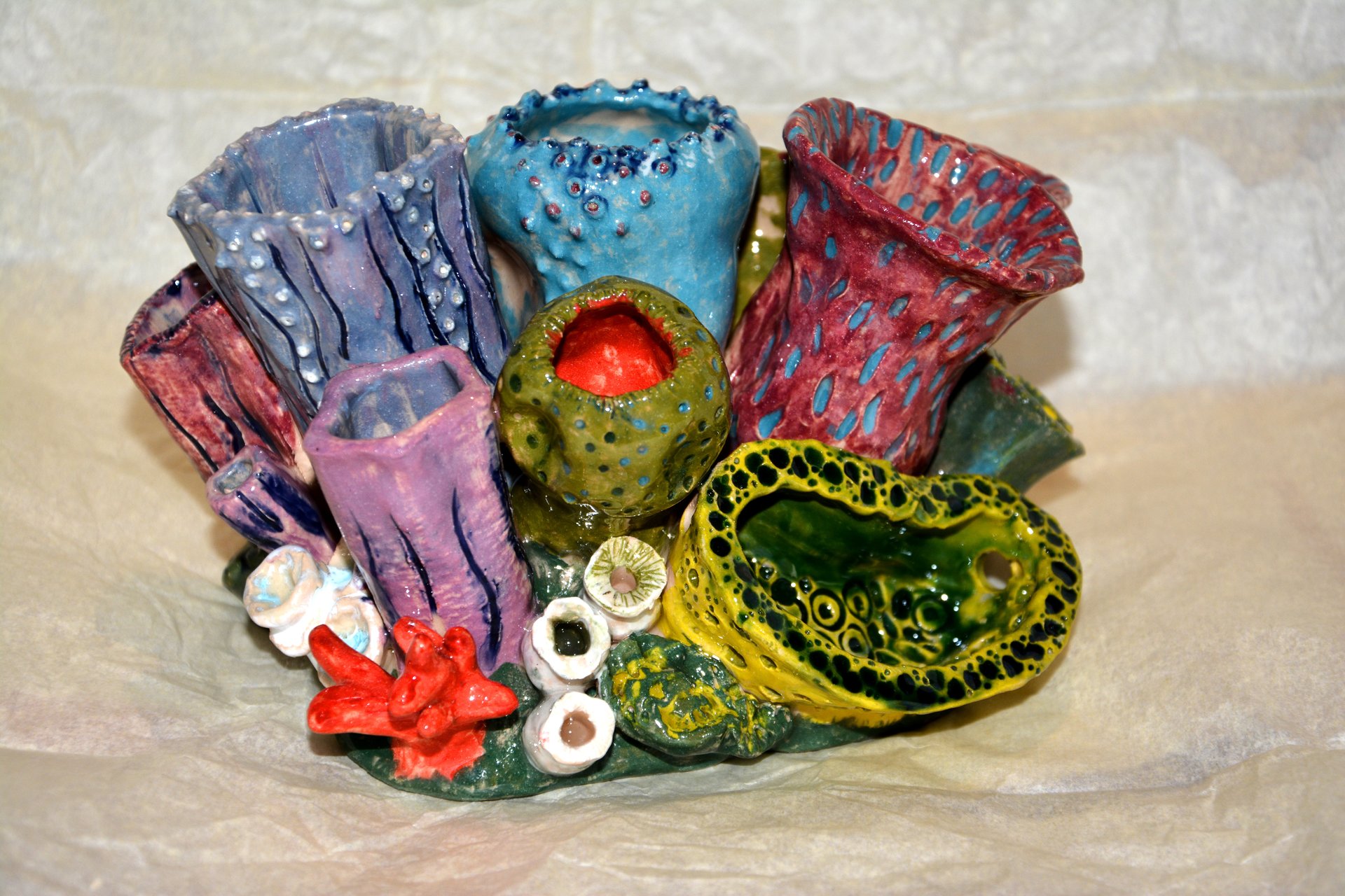 Коралл Кораллович III - Для аквариумов керамика, 18 см * 17 см * 15 см, фото 1 из 3.