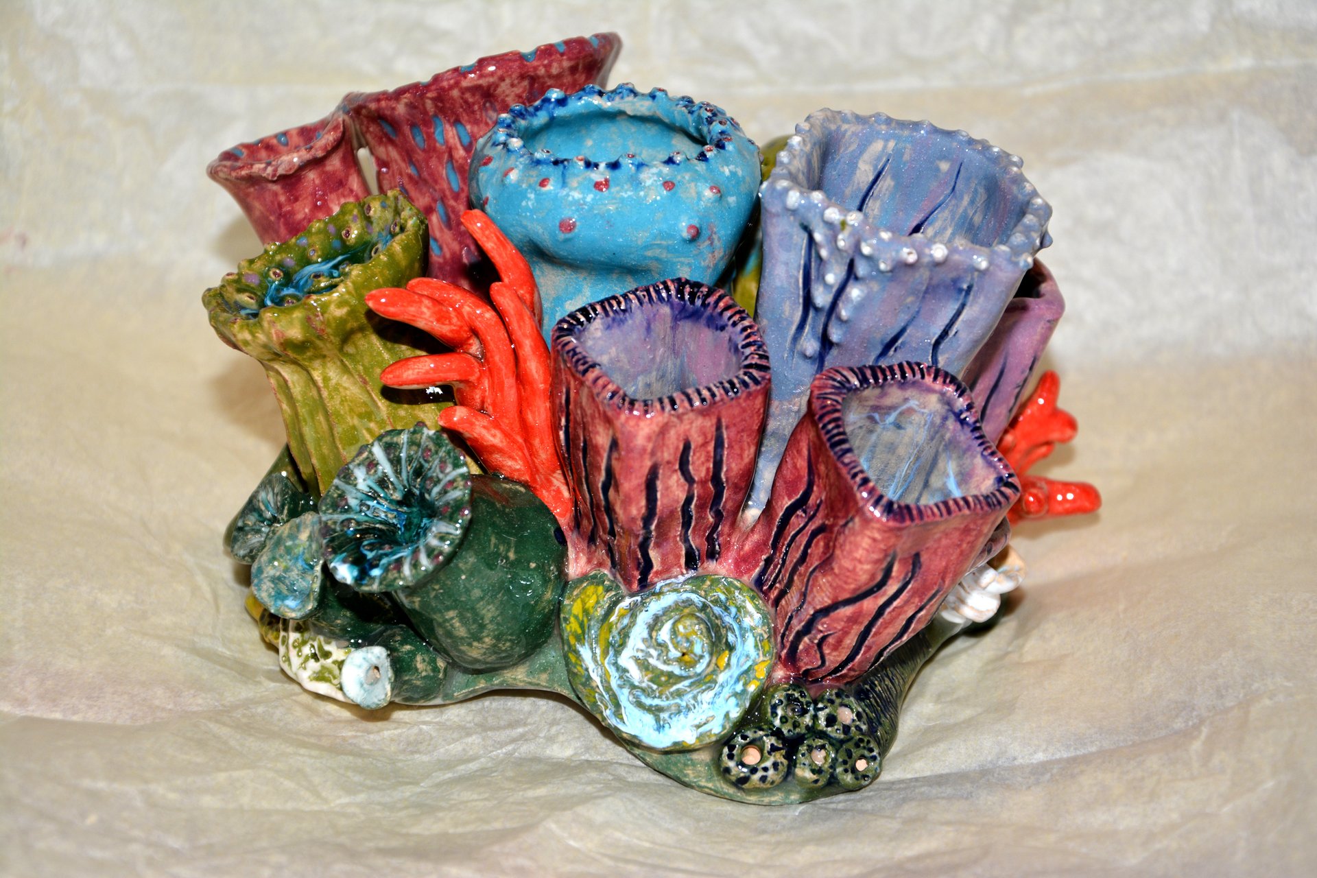 Коралл Кораллович III - Для аквариумов керамика, 18 см * 17 см * 15 см, фото 2 из 3.